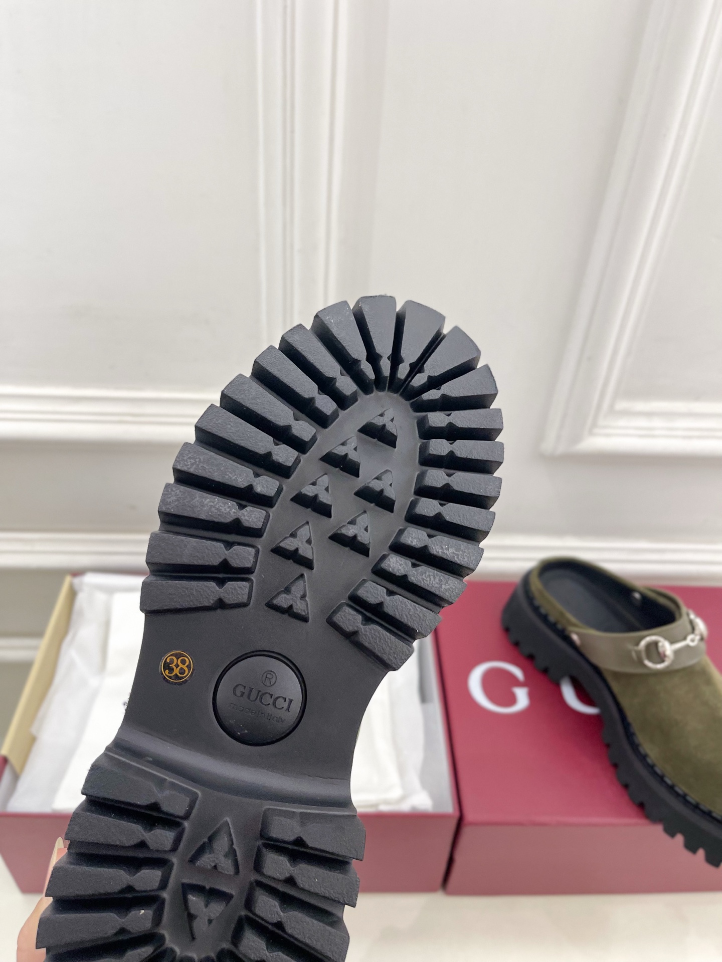 Gucci | 古驰 25𝐬𝐬 ⭐️2025G家秋冬新品经典马衔扣厚底穆勒鞋 半拖鞋 主打系列终于面世，