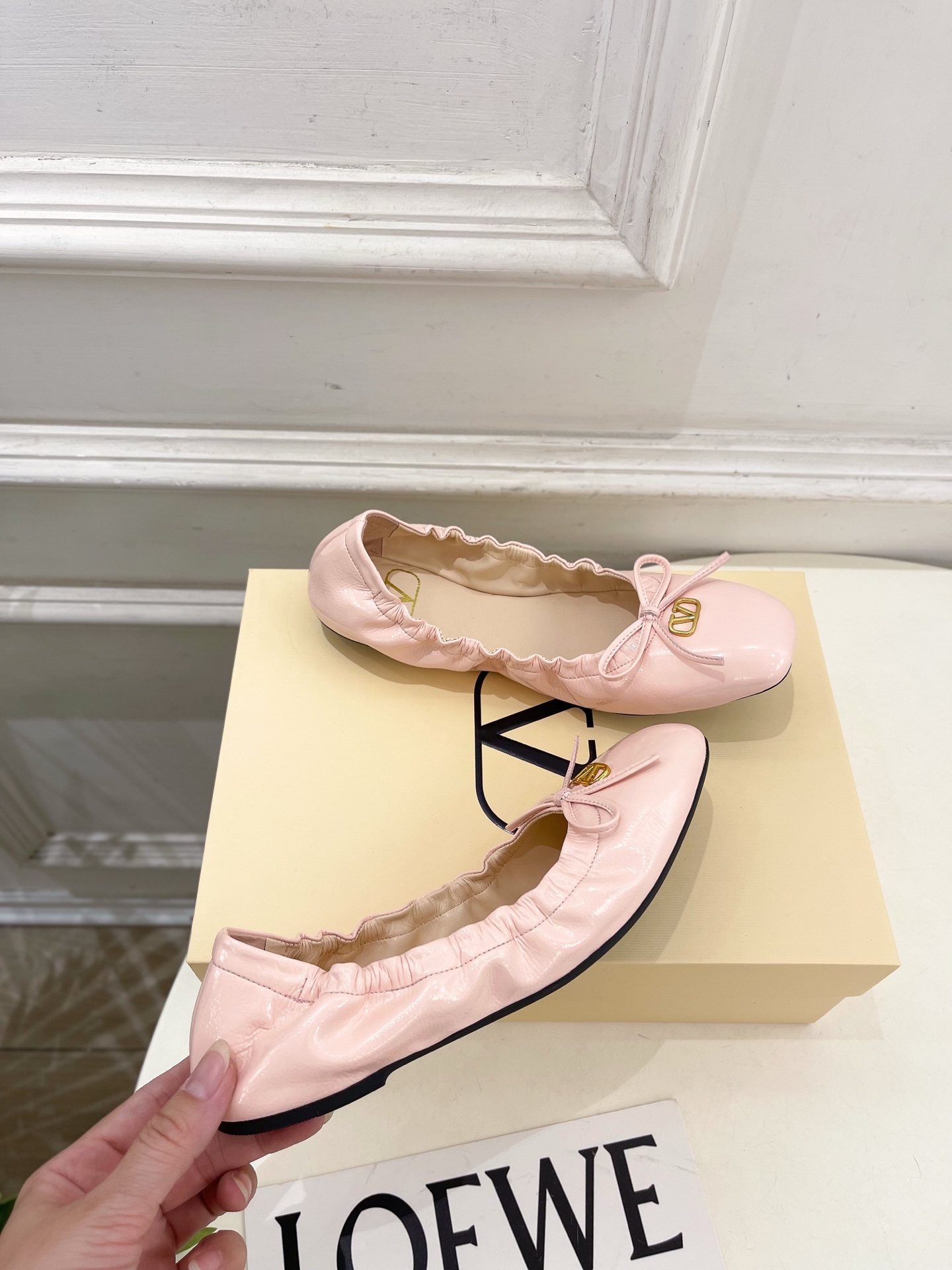 Valentino 华伦天奴 2025秋冬新品 VT蝴蝶结平底芭蕾舞鞋上新☑️—————————————