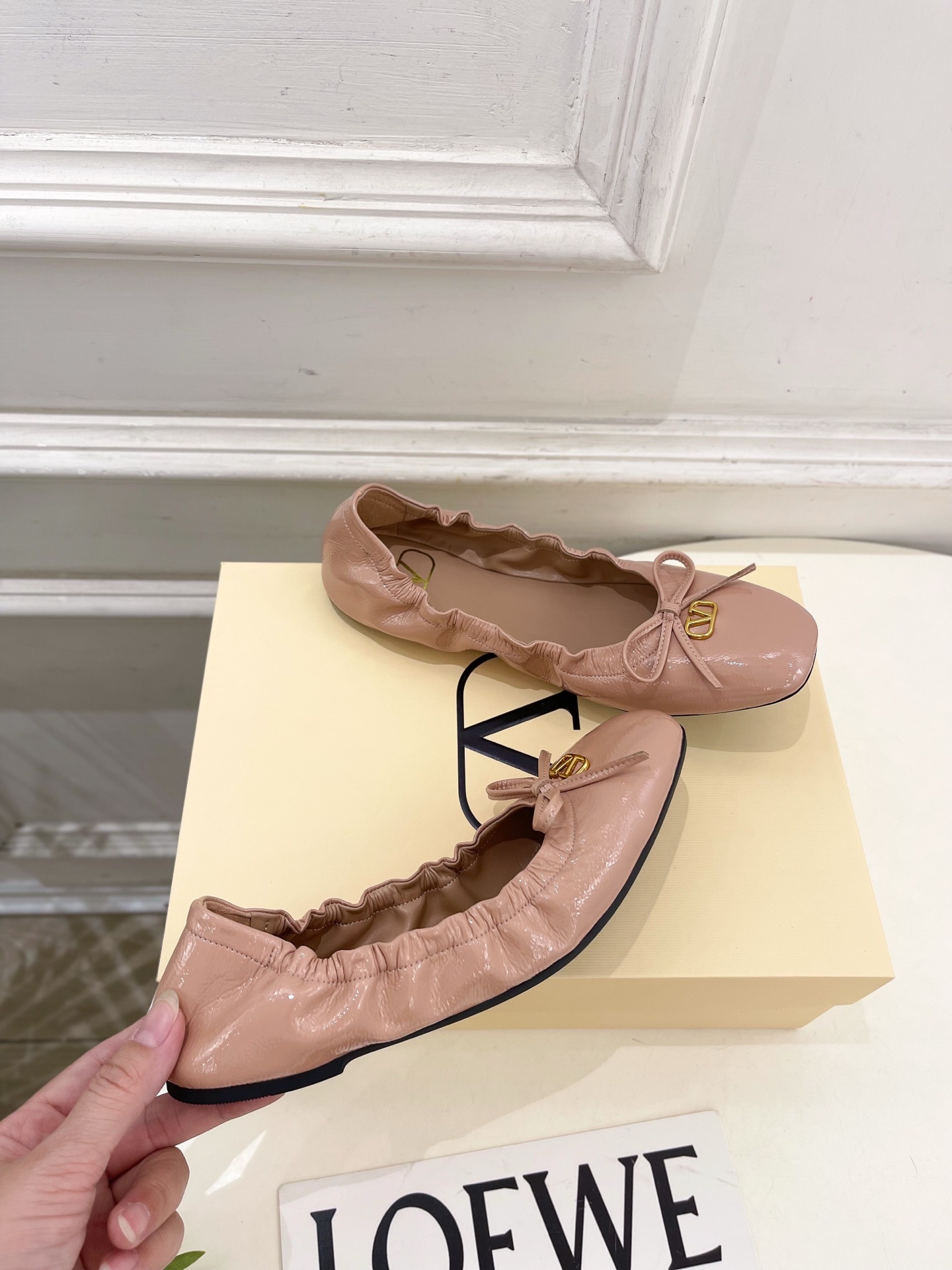 Valentino 华伦天奴 2025秋冬新品 VT蝴蝶结平底芭蕾舞鞋上新☑️—————————————