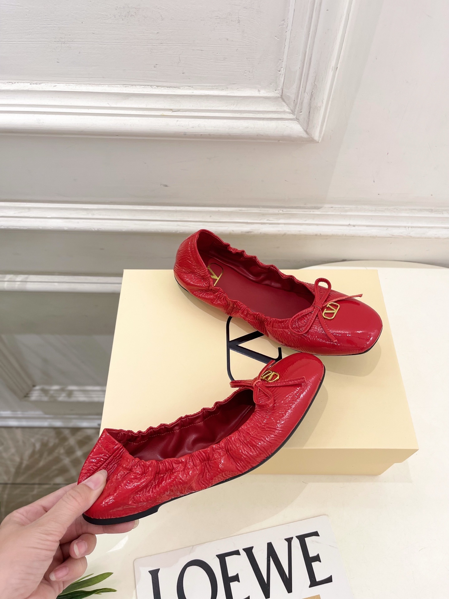 Valentino 华伦天奴 2025秋冬新品 VT蝴蝶结平底芭蕾舞鞋上新☑️—————————————