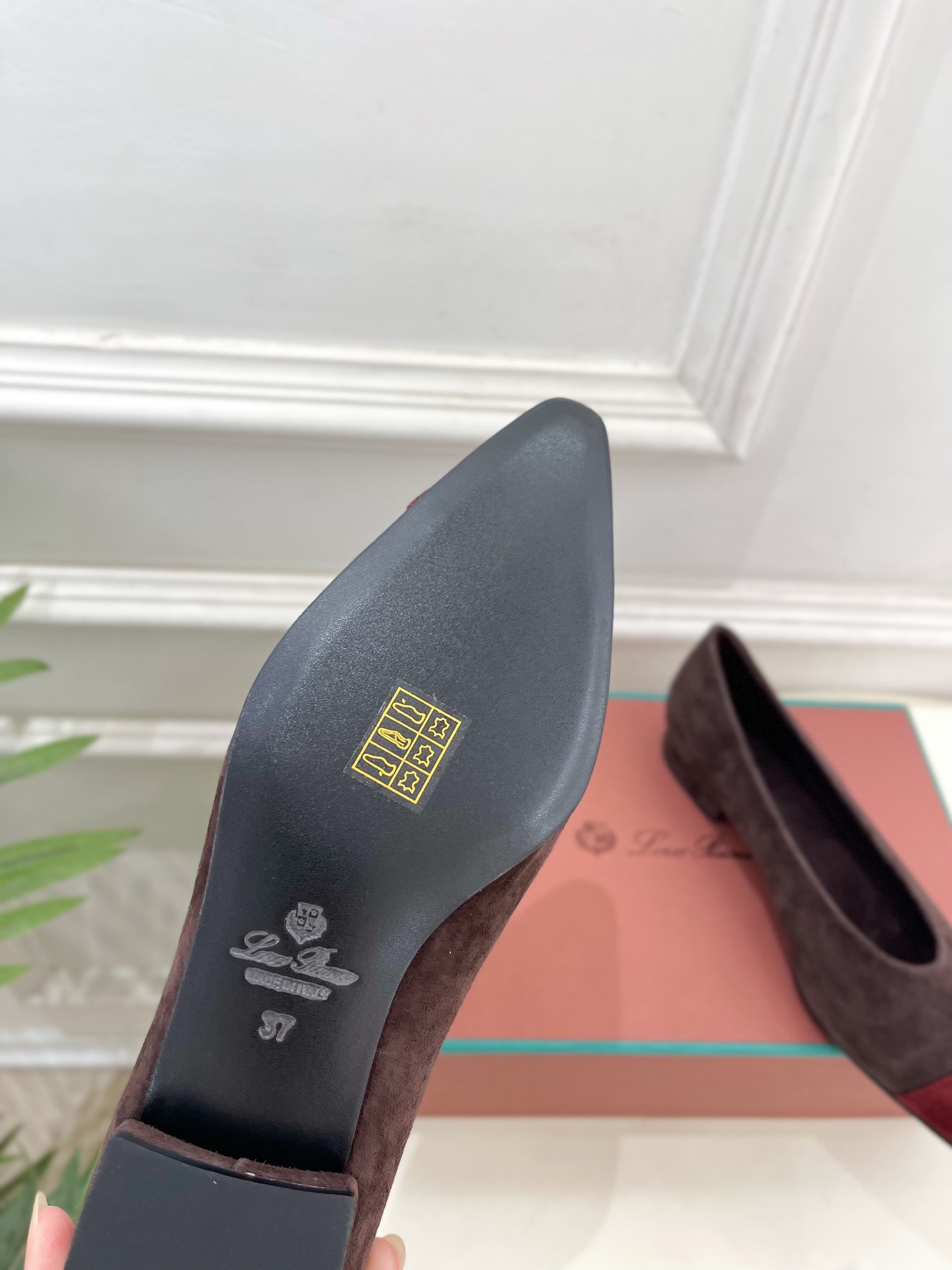 Loro Piana 乐悠翩雅 代购级别⚠️2025秋冬新品 Rebecca拼色平底芭蓄舞鞋 —————
