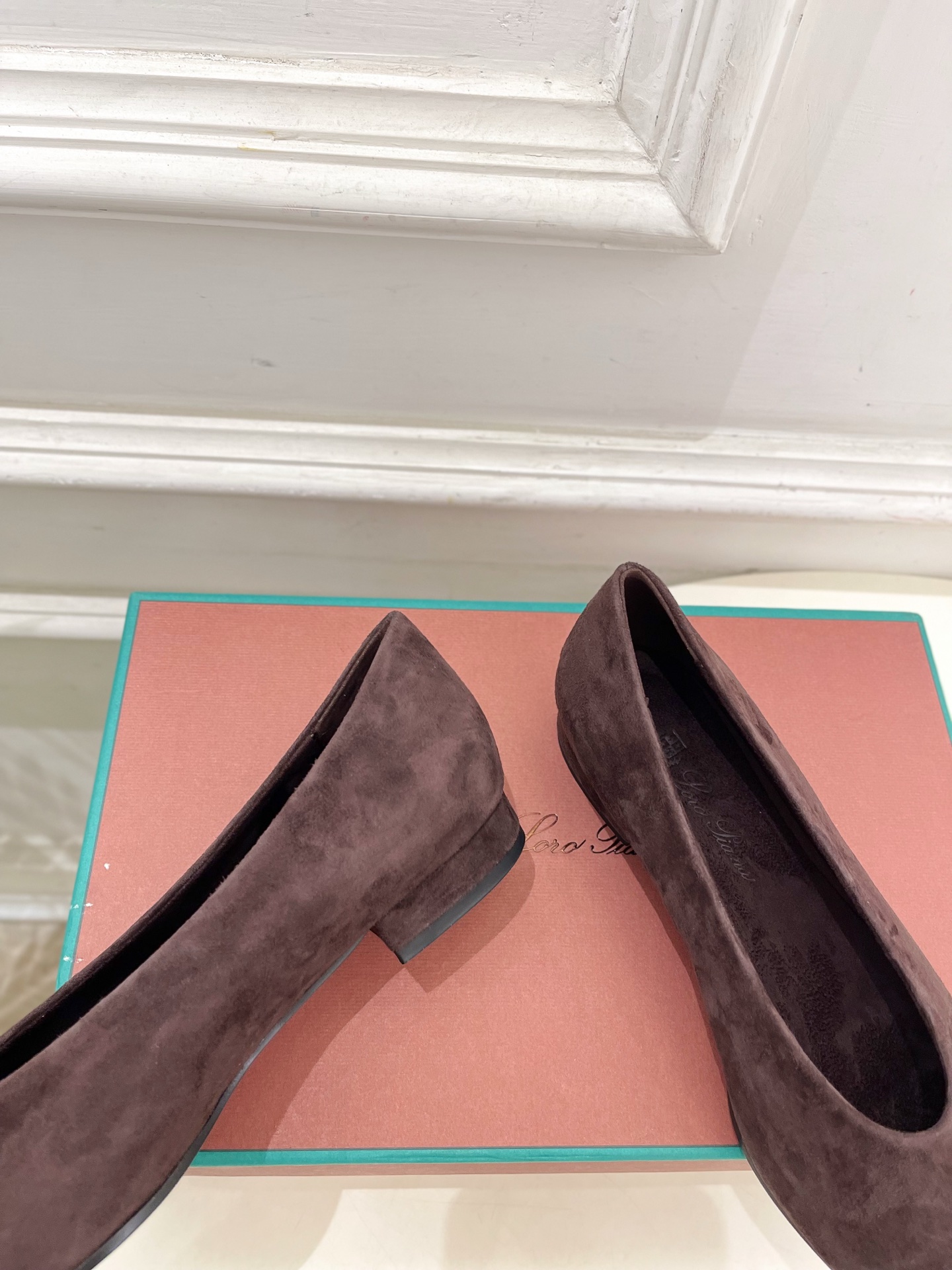 Loro Piana 乐悠翩雅 代购级别⚠️2025秋冬新品 Rebecca拼色平底芭蓄舞鞋 —————
