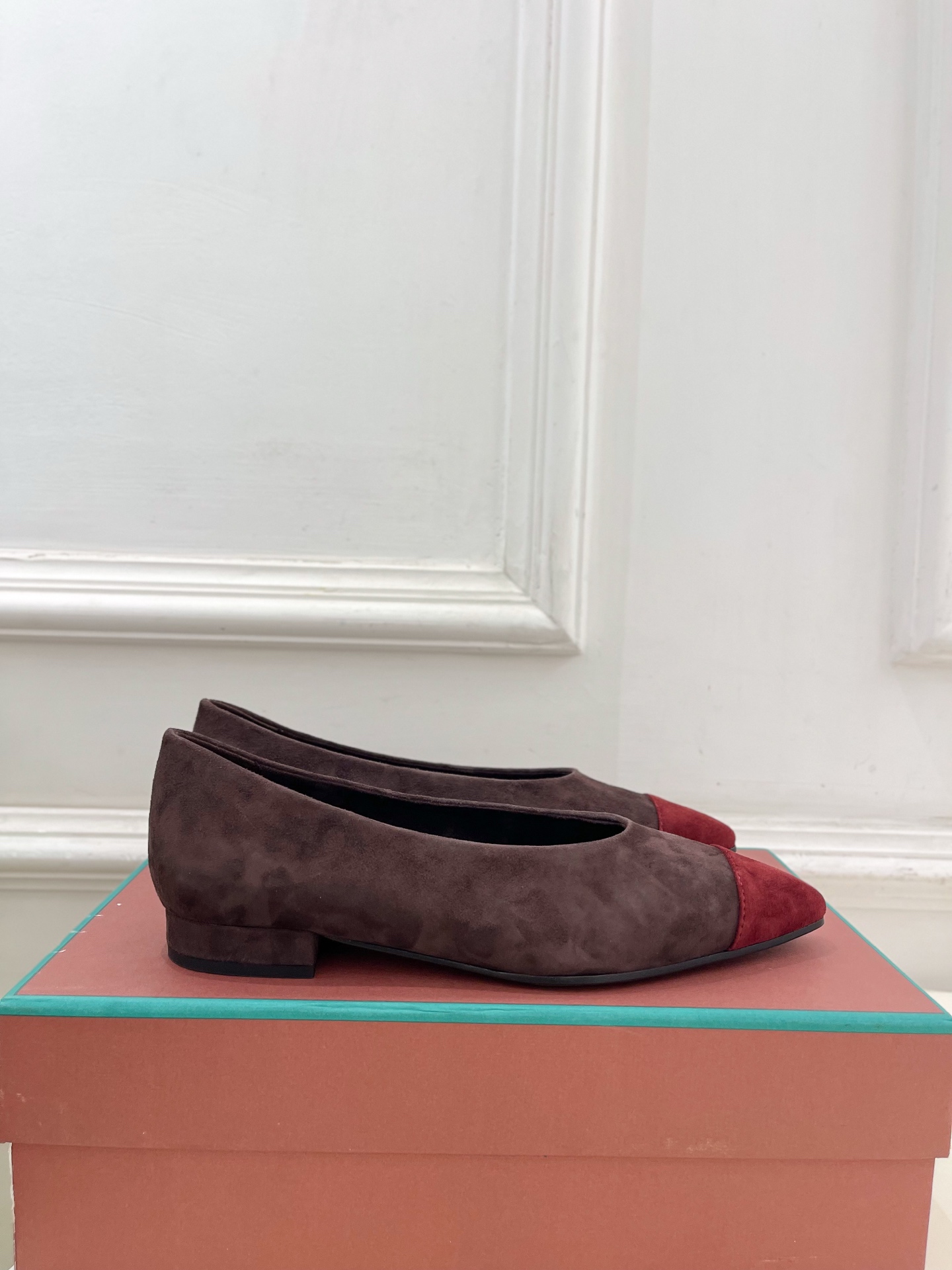 Loro Piana 乐悠翩雅 代购级别⚠️2025秋冬新品 Rebecca拼色平底芭蓄舞鞋 —————