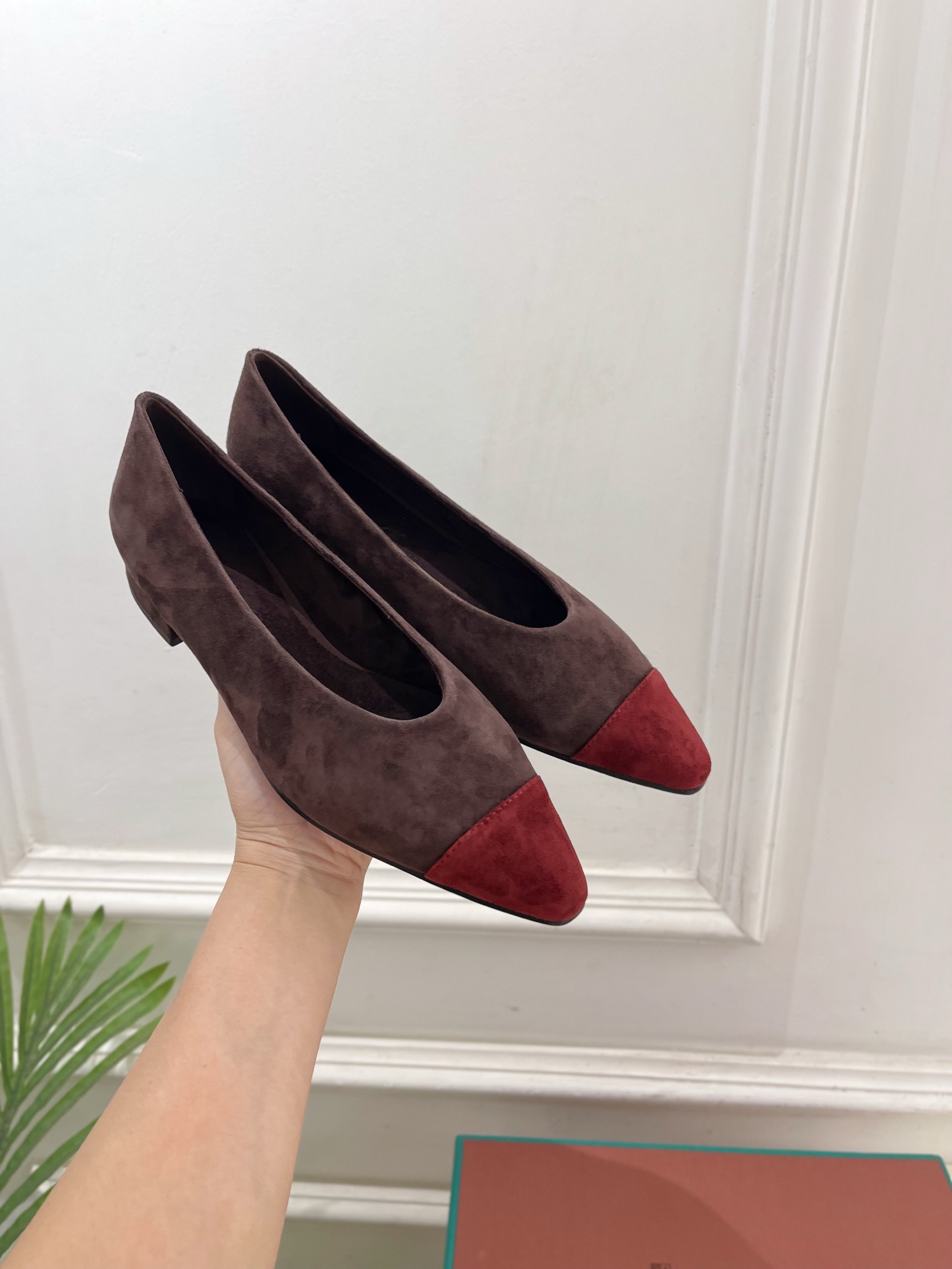 Loro Piana 乐悠翩雅 代购级别⚠️2025秋冬新品 Rebecca拼色平底芭蓄舞鞋 —————