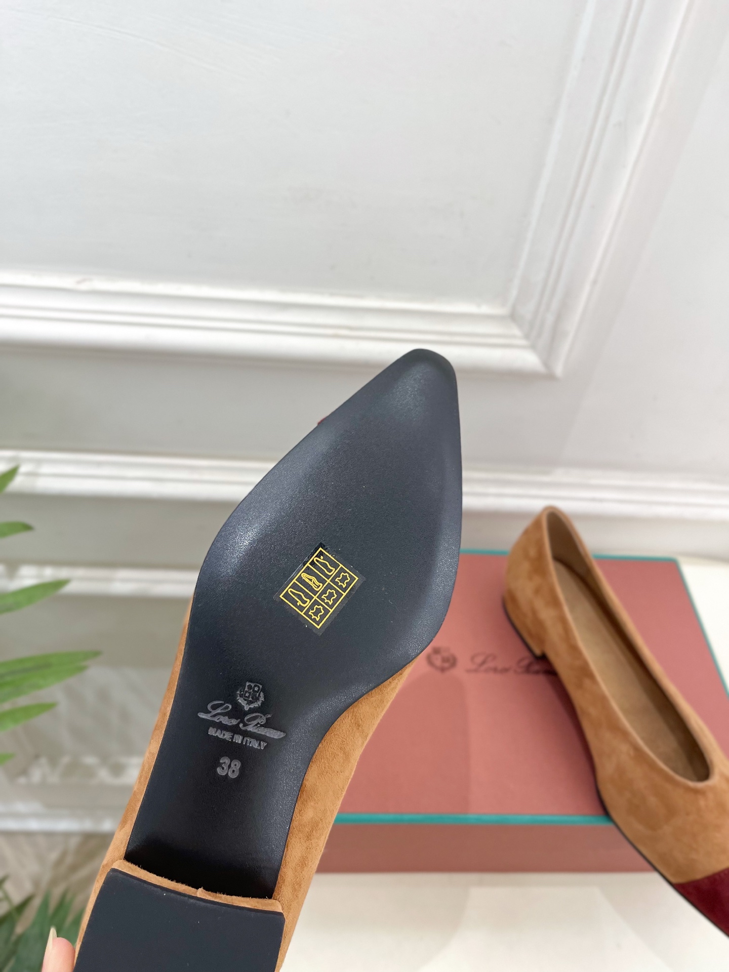 Loro Piana 乐悠翩雅 代购级别⚠️2025秋冬新品 Rebecca拼色平底芭蓄舞鞋 —————