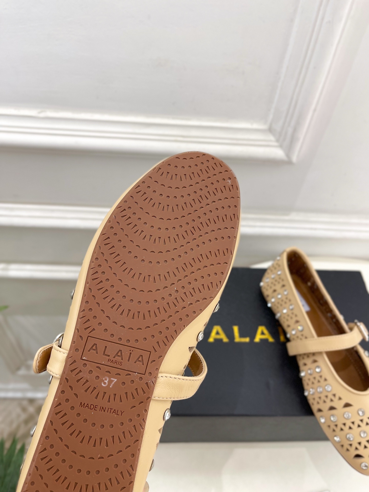 ALAÏA 阿莱亚25ss新品水钻镂空玛丽珍鞋—————————Alaïa作为这两年最受欢迎的鬼才设计师