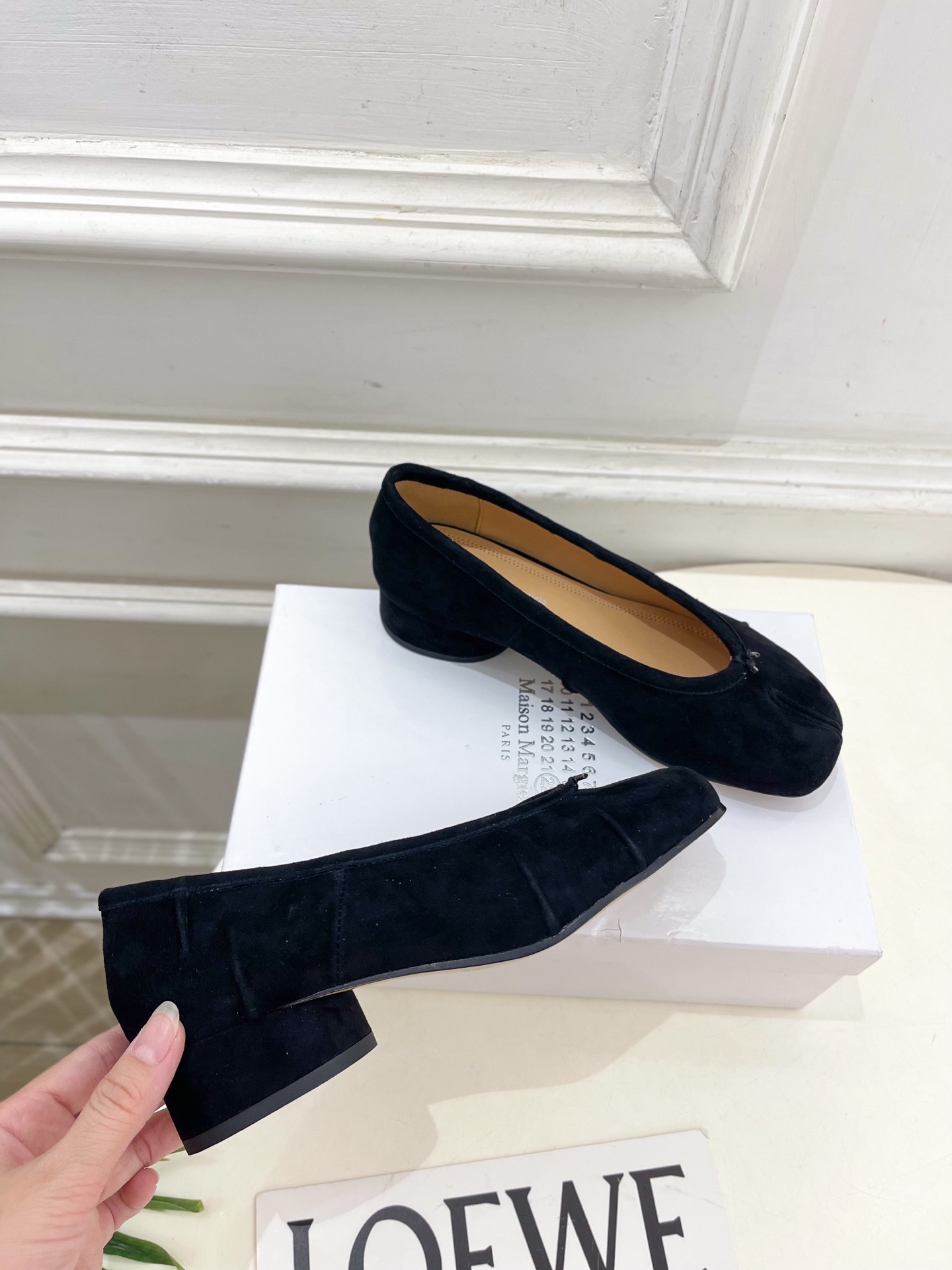 Maison Margiela· MM6马吉拉 2025新款 Tabi分趾褶皱芭蕾鞋————————MM