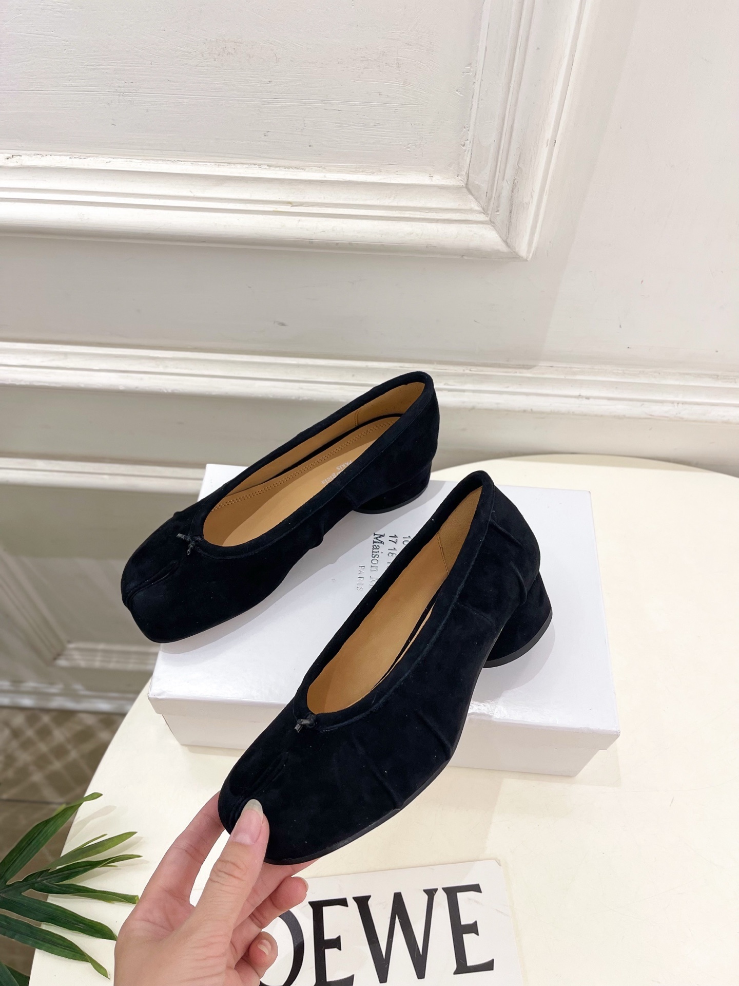 Maison Margiela· MM6马吉拉 2025新款 Tabi分趾褶皱芭蕾鞋————————MM