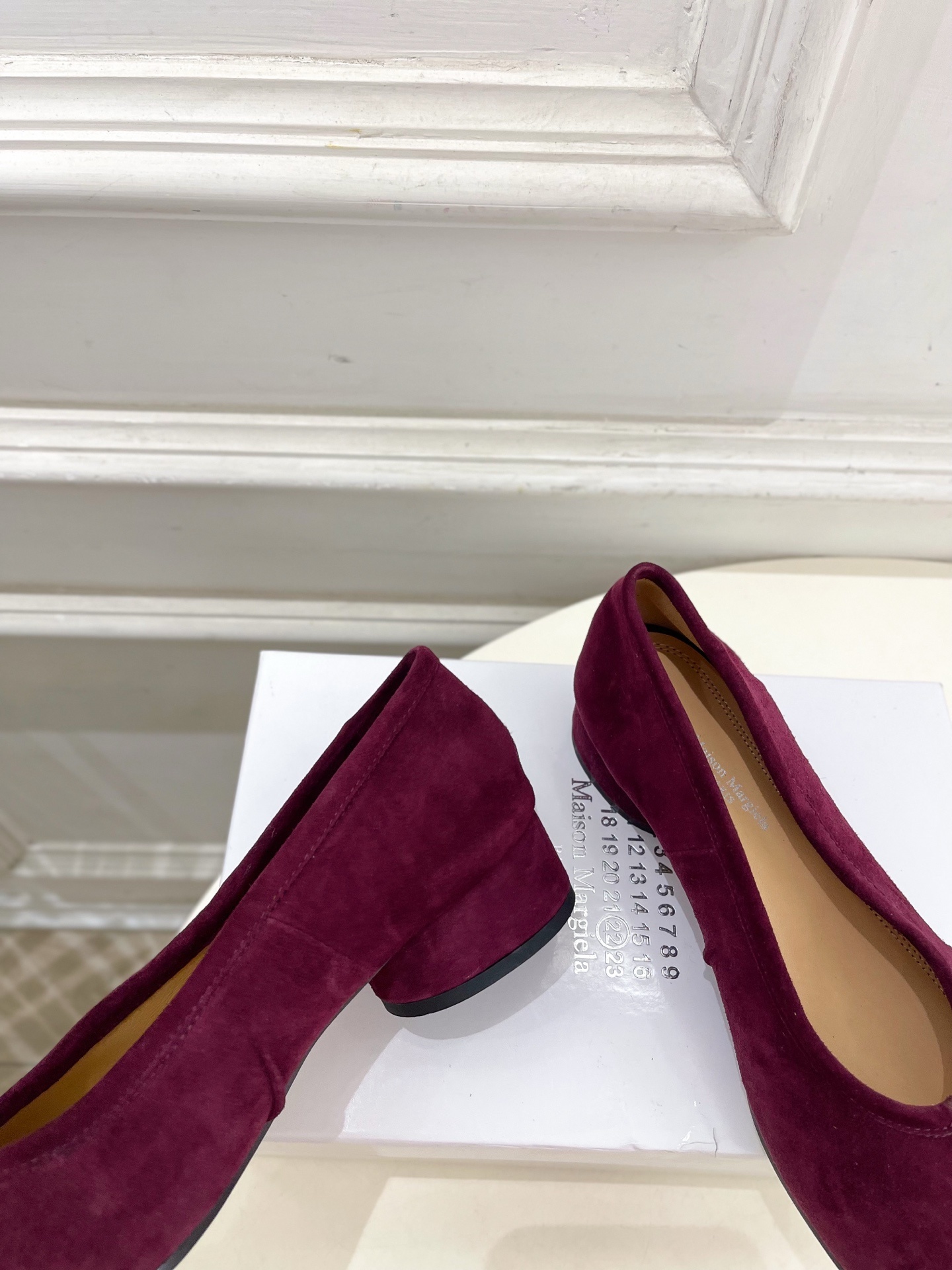 Maison Margiela· MM6马吉拉 2025新款 Tabi分趾褶皱芭蕾鞋————————MM