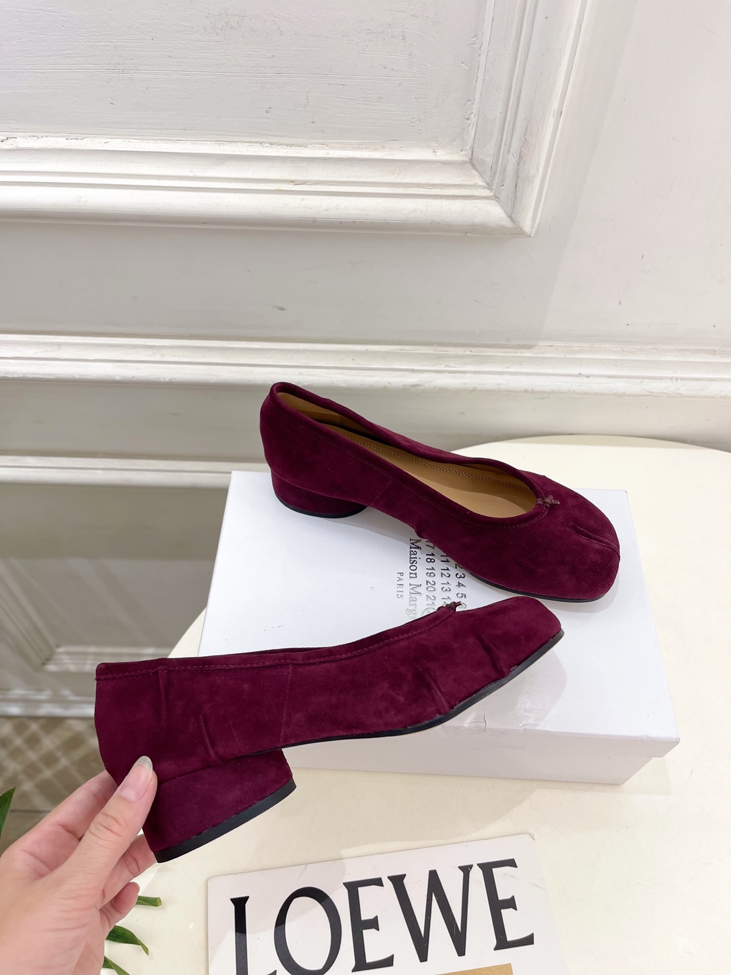 Maison Margiela· MM6马吉拉 2025新款 Tabi分趾褶皱芭蕾鞋————————MM