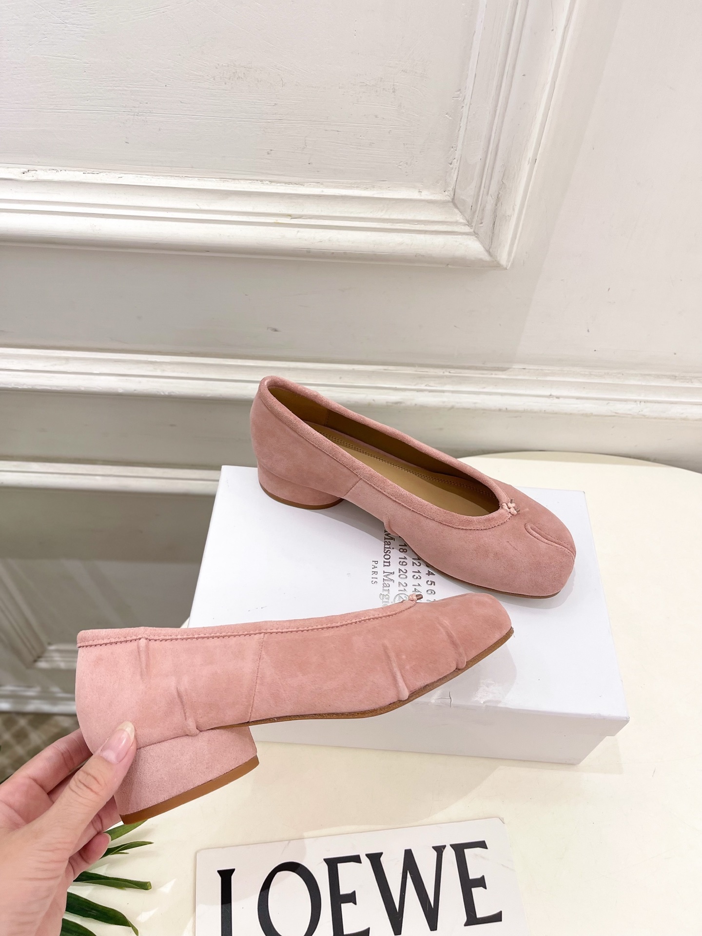Maison Margiela· MM6马吉拉 2025新款 Tabi分趾褶皱芭蕾鞋————————MM