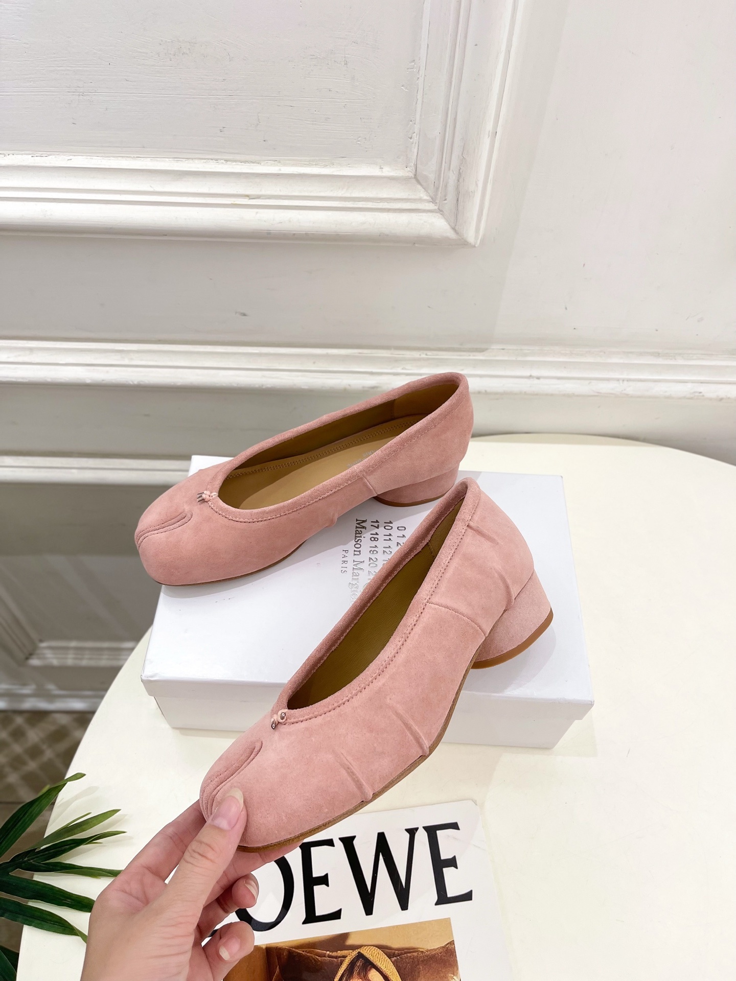 Maison Margiela· MM6马吉拉 2025新款 Tabi分趾褶皱芭蕾鞋————————MM