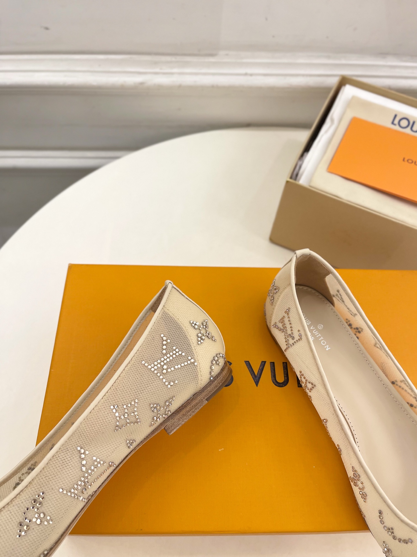 LV | 路易威登 25𝐬𝐬 🧡💚2025 春夏新款 顶级版本⚠️专柜主打最新款 GALA网纱水钻尖头单
