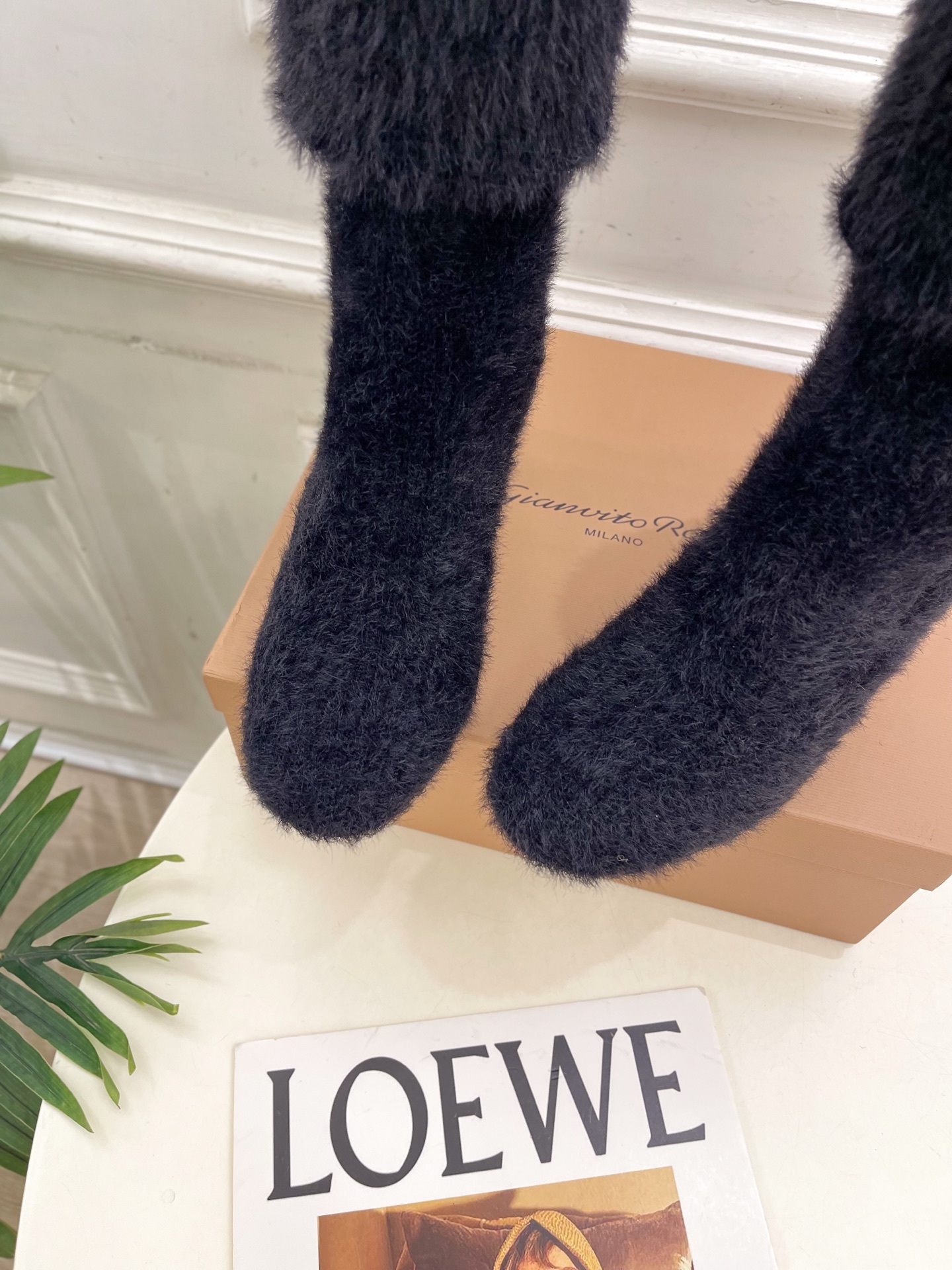 Gianvito Rossi|吉安维托·罗西 25𝐬𝐬2025秋冬新品 针织毛高跟袜子靴 火爆上新!这鞋