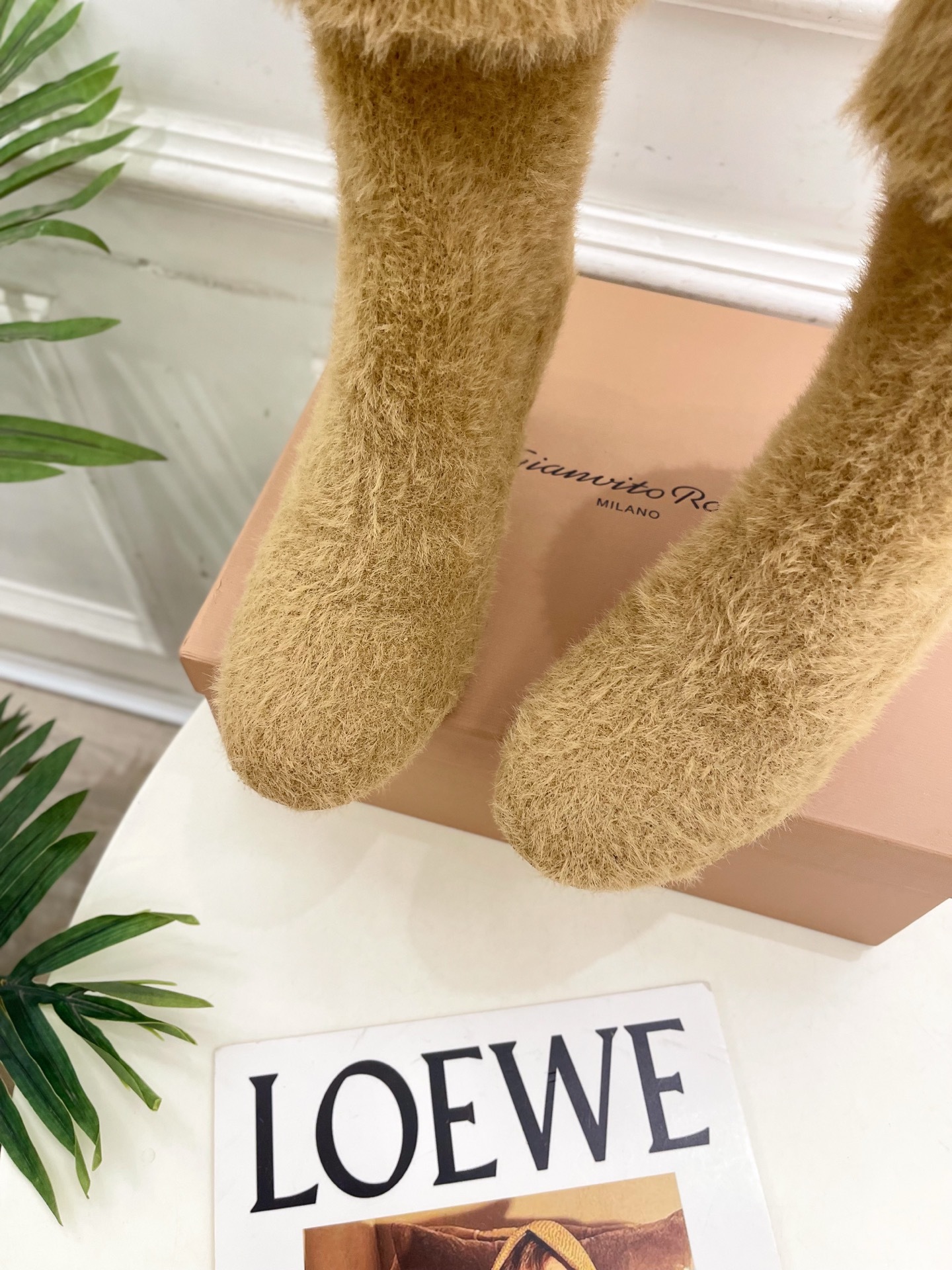 Gianvito Rossi|吉安维托·罗西 25𝐬𝐬2025秋冬新品 针织毛高跟袜子靴 火爆上新!这鞋