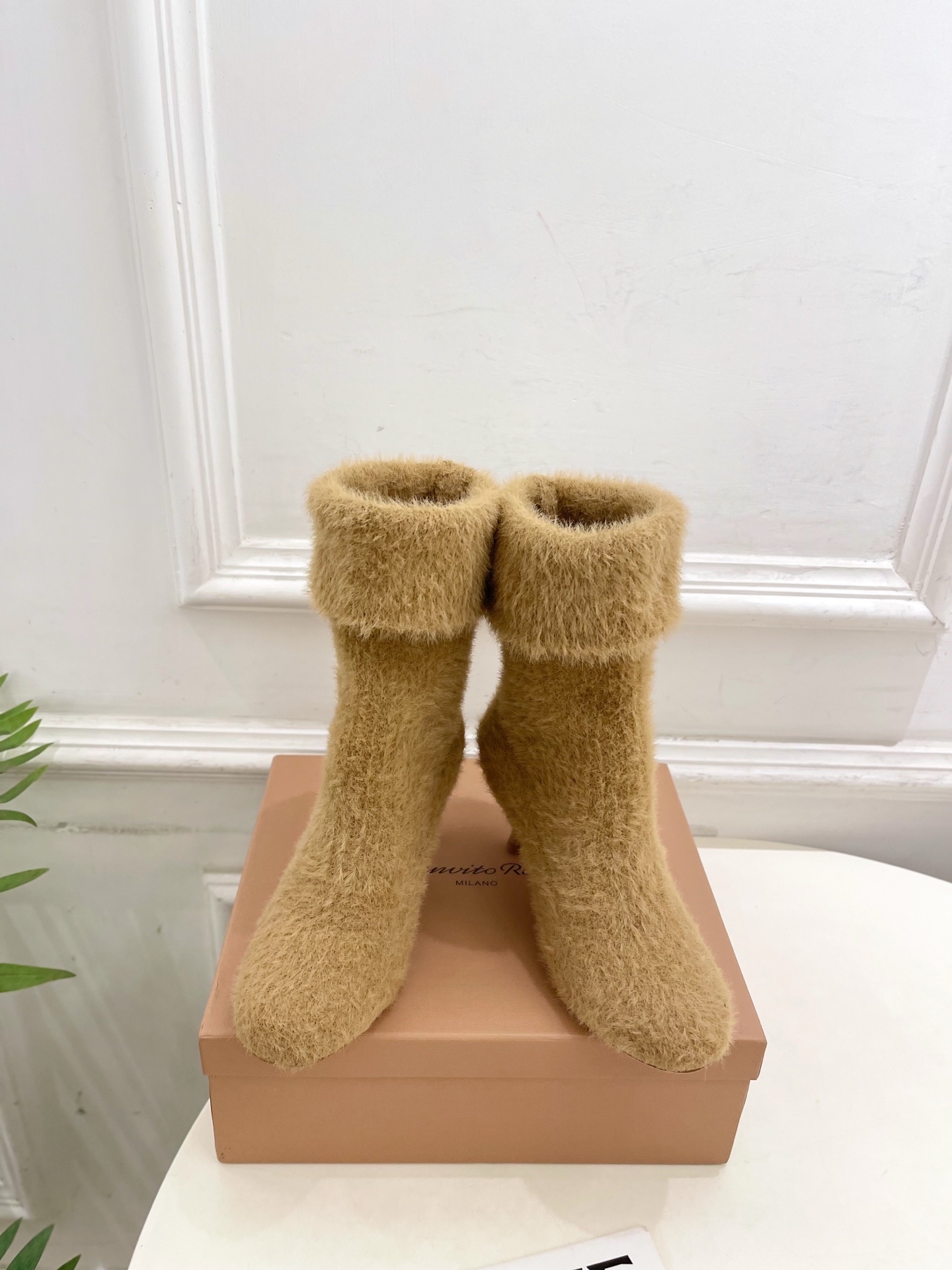 Gianvito Rossi|吉安维托·罗西 25𝐬𝐬2025秋冬新品 针织毛高跟袜子靴 火爆上新!这鞋