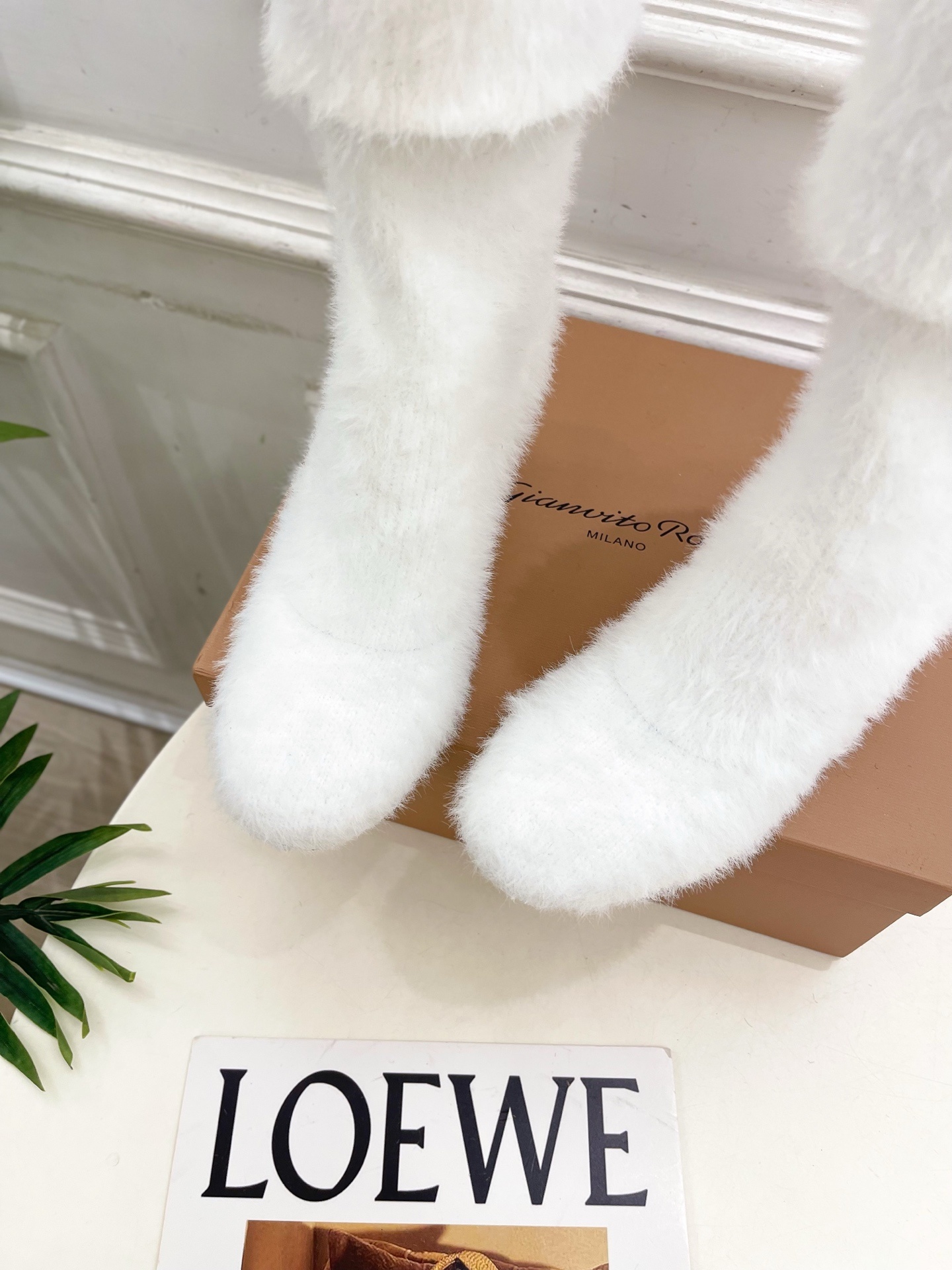Gianvito Rossi|吉安维托·罗西 25𝐬𝐬2025秋冬新品 针织毛高跟袜子靴 火爆上新!这鞋