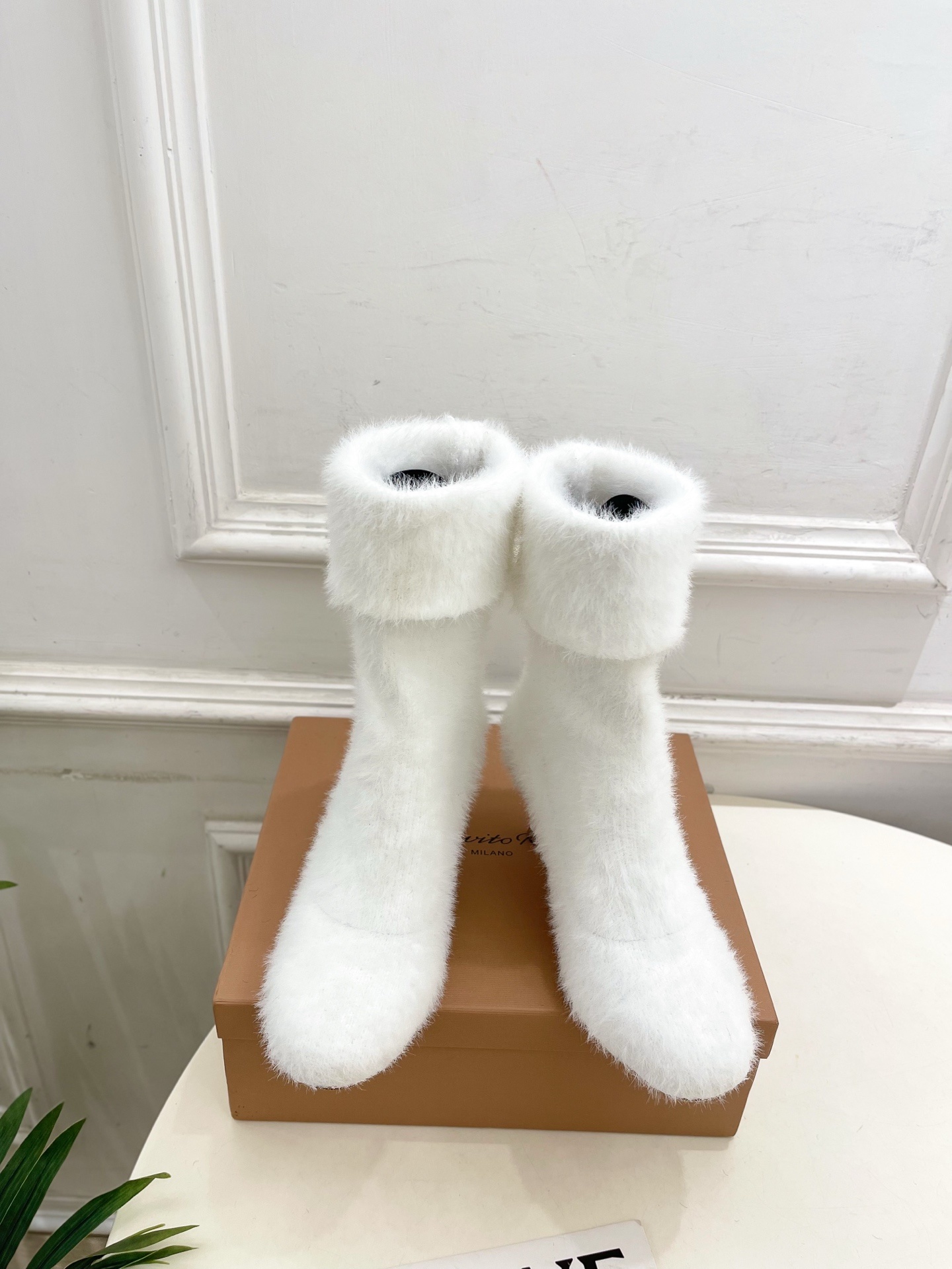 Gianvito Rossi|吉安维托·罗西 25𝐬𝐬2025秋冬新品 针织毛高跟袜子靴 火爆上新!这鞋