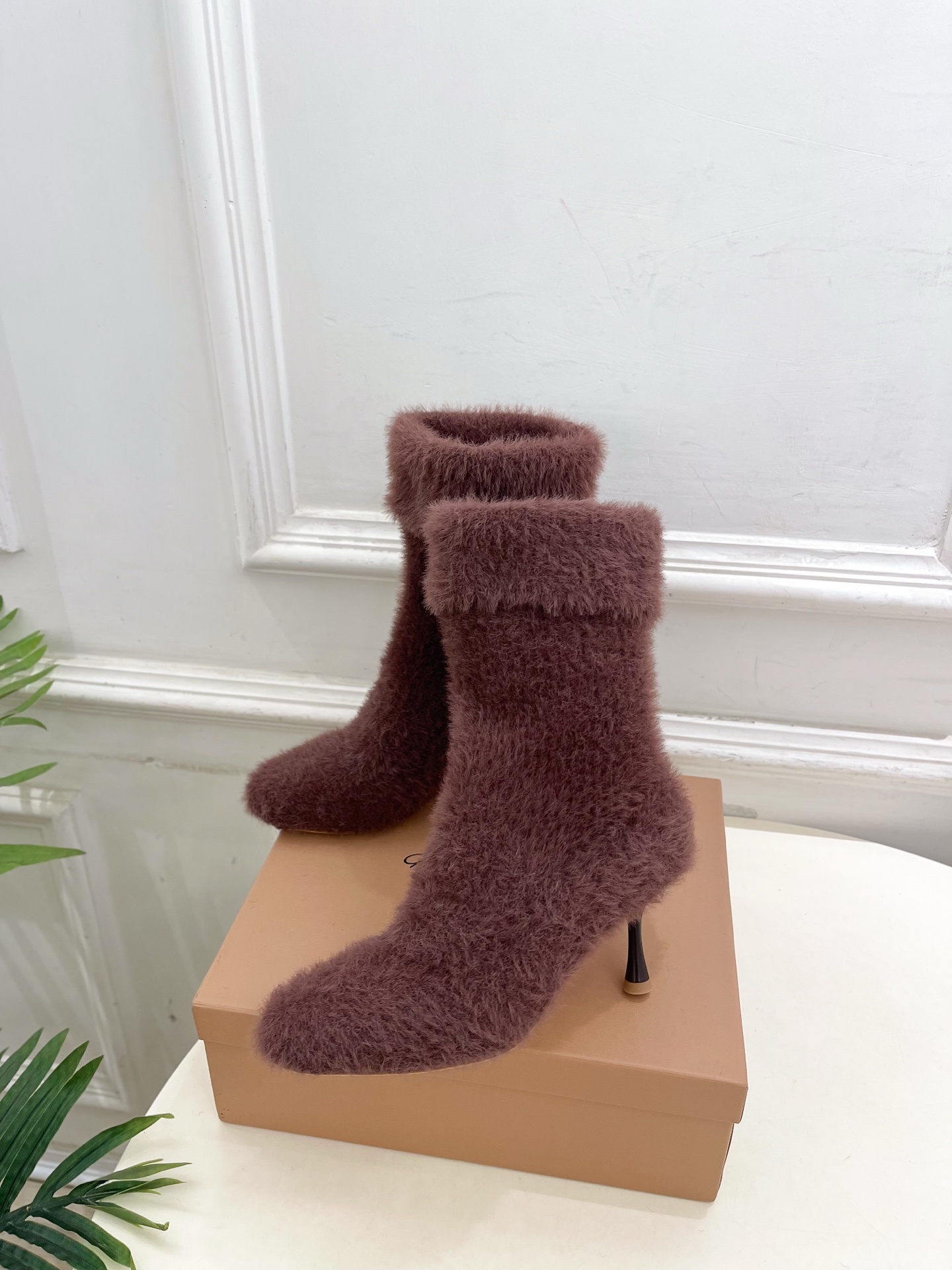 Gianvito Rossi|吉安维托·罗西 25𝐬𝐬2025秋冬新品 针织毛高跟袜子靴 火爆上新!这鞋