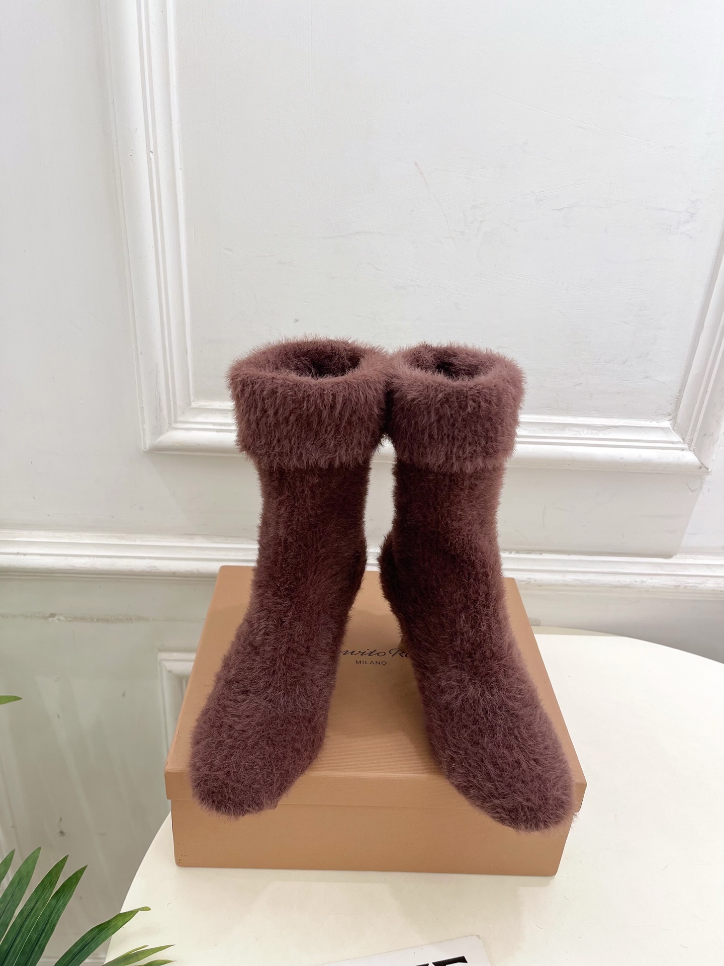 Gianvito Rossi|吉安维托·罗西 25𝐬𝐬2025秋冬新品 针织毛高跟袜子靴 火爆上新!这鞋