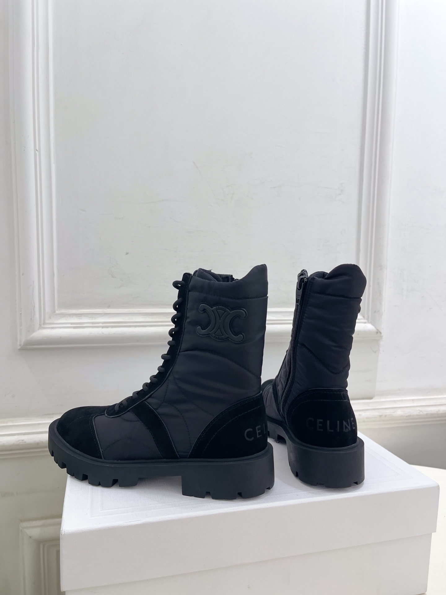 CELINE | 赛琳 25𝐬𝐬💛2025 秋冬最新秀款 MARGARET凯旋门厚底系带马丁靴🆕🔜 BS