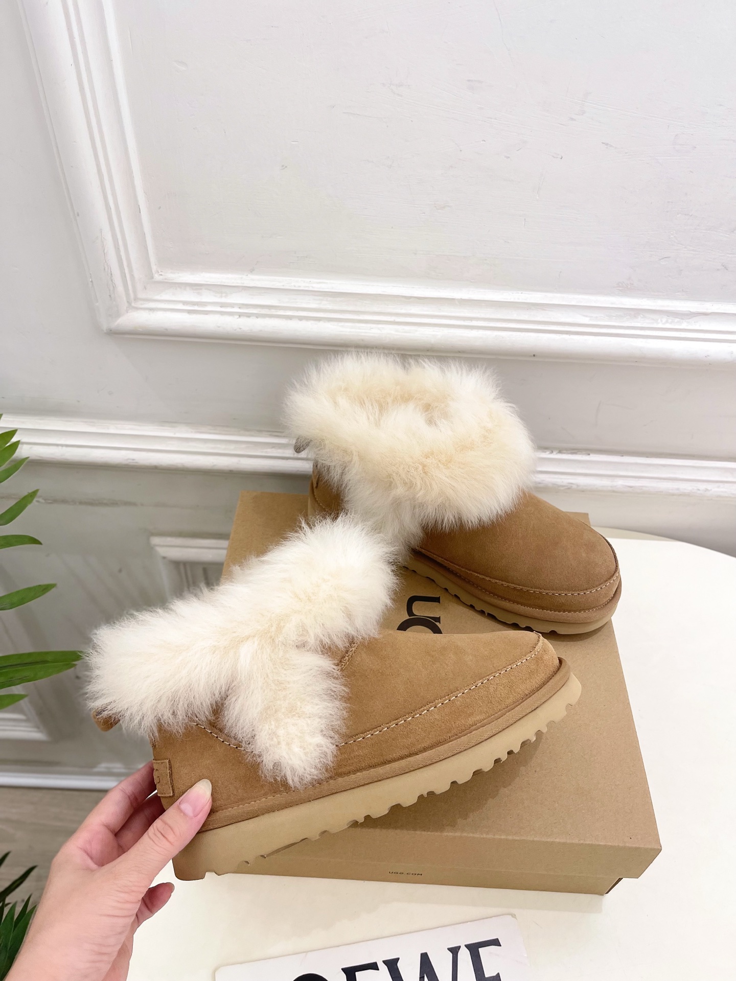 UGG Women's Classic Short Fluff Booties - Waterproof & Stylish Winter Warmth