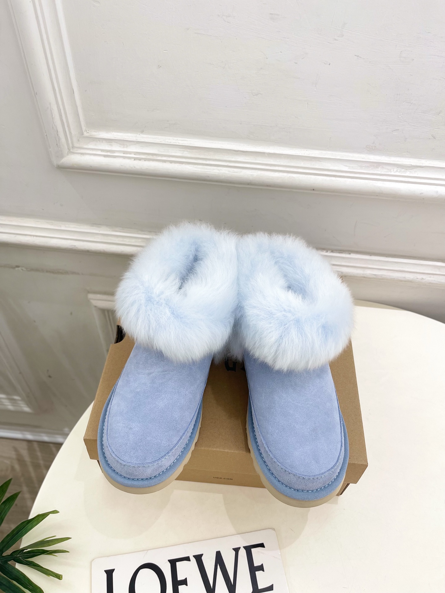 UGG Women's Classic Short Fashion Boot Warm Winter Snow Boots - Light Blue 3 i1760728962593 4073 0 0