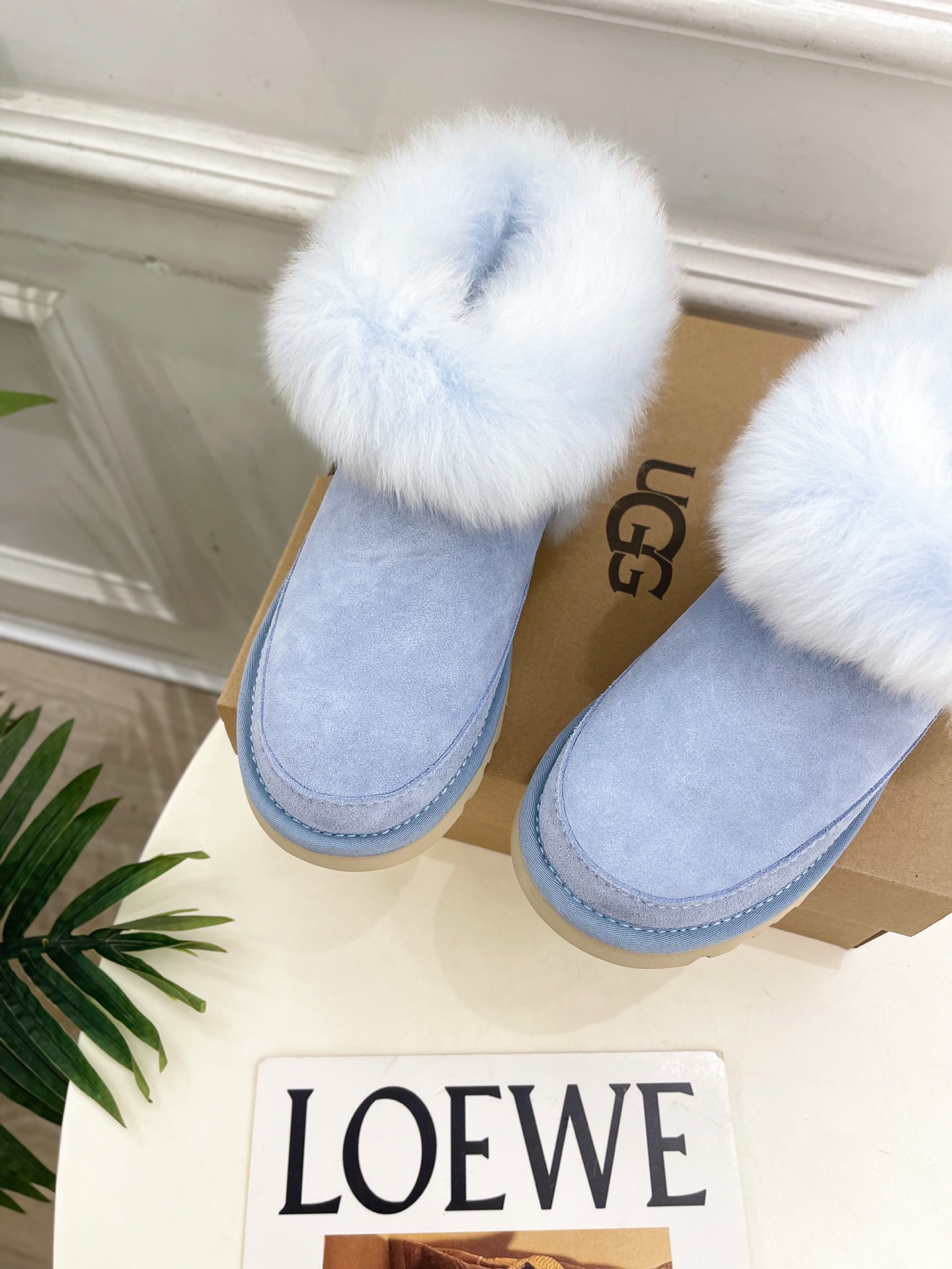 UGG Women's Classic Short Fashion Boot Warm Winter Snow Boots - Light Blue 7 i1760728962658 6878 0 5