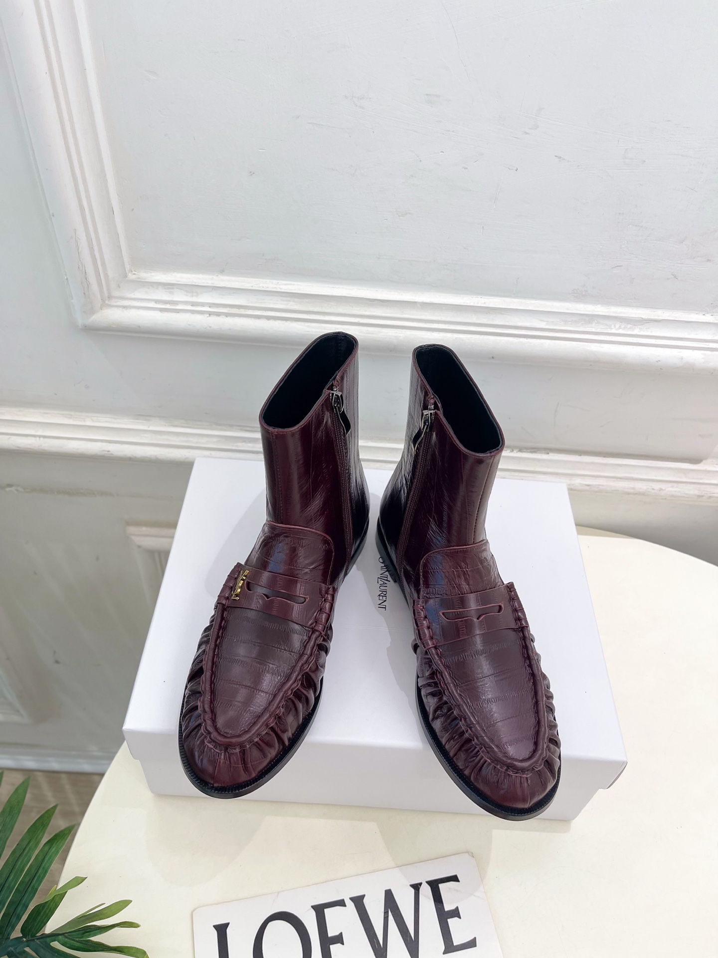 Yves Saint Laurent Wrinkled Loafer Boots - Autumn/Winter 2025 Collection 3 i1760729556794 5242 0 0