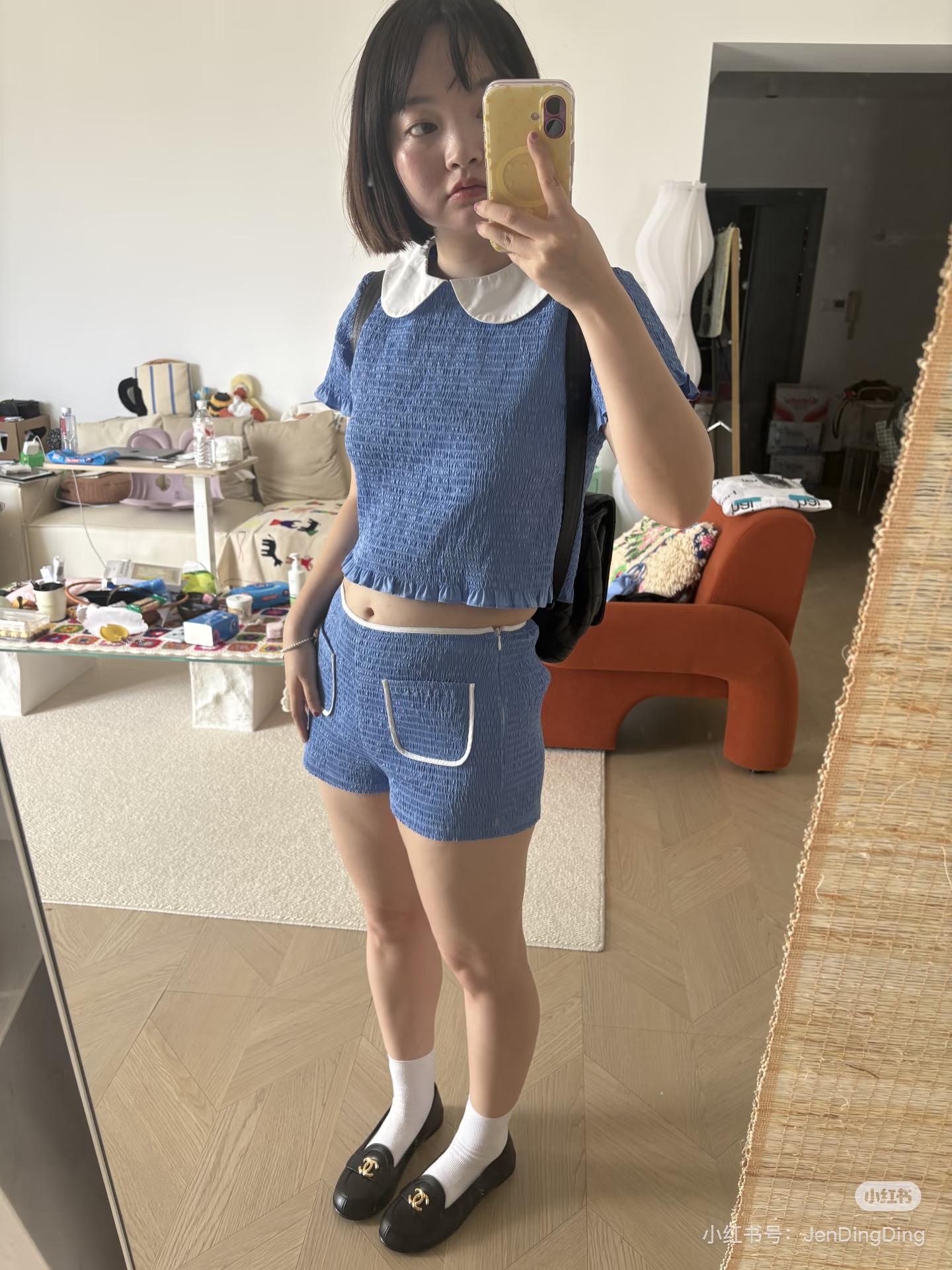 NO:616213,On-foot matching demonstration, loafers, loafers19860909上脚搭配示范,乐福鞋,loafers,Women's Shoes