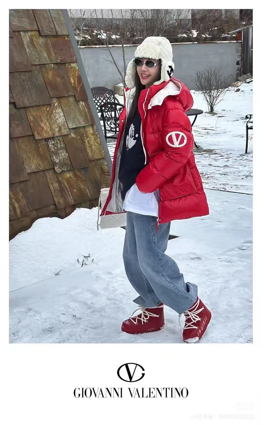 NO:629977,Foot matching demonstration, snow boots, boots19860909上脚搭配示范,雪地靴,boots,Women's Shoes