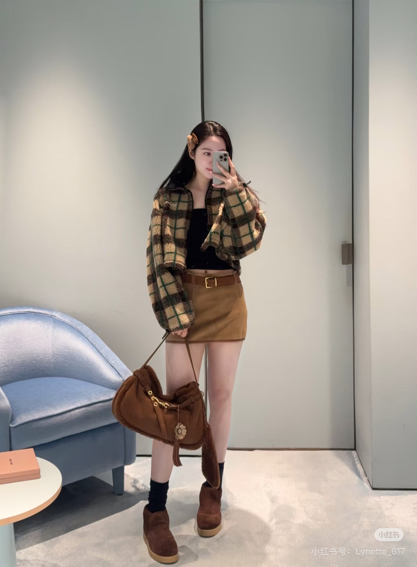 NO:647879,Foot matching demonstration, snow boots, boots19860909上脚搭配示范,雪地靴,boots,Women's Shoes