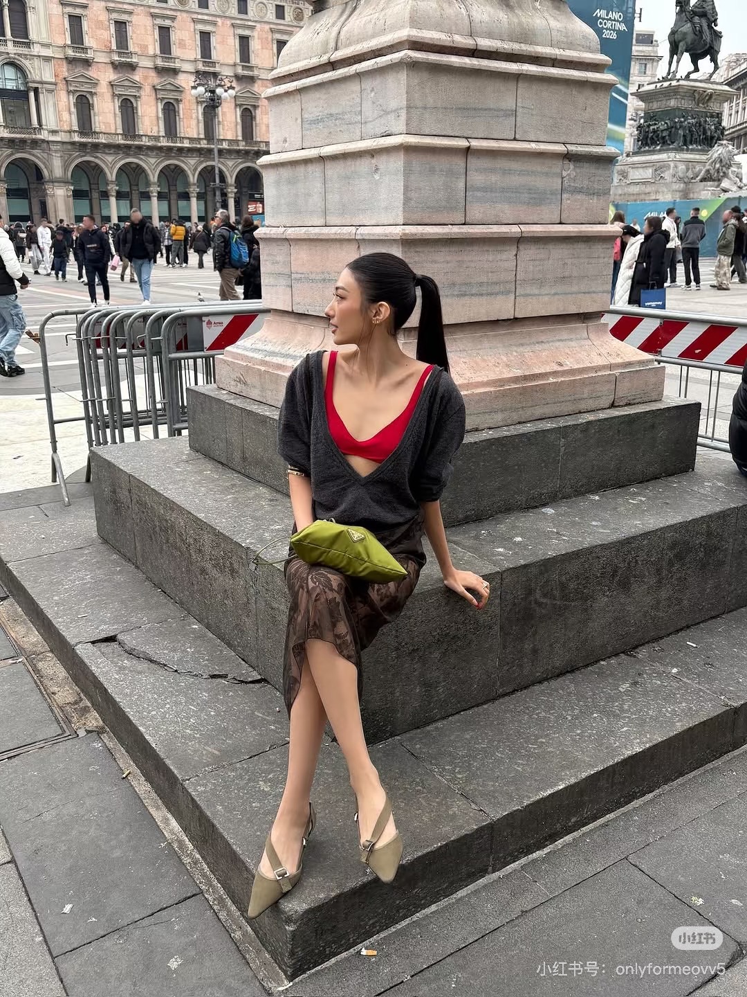 NO:722615,On-foot matching demonstration, single shoes19860909上脚搭配示范,单鞋,Women's Shoes