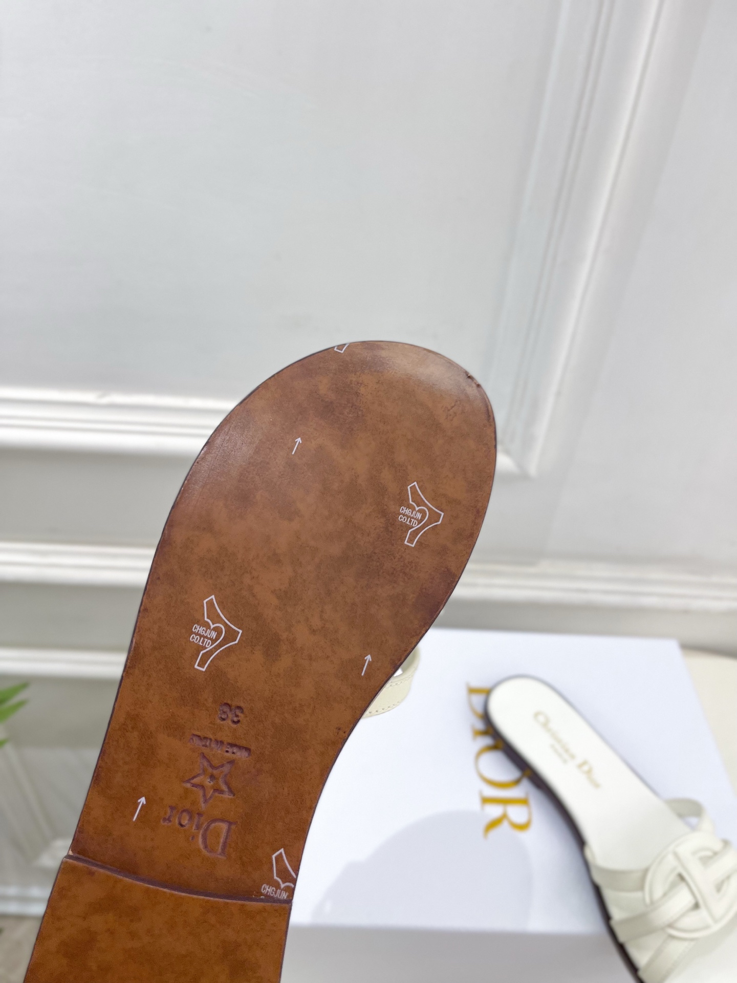 Dior | 迪奥 26𝐬𝐬 🧡💚2026春夏新品 顶级版本⚠️专柜主打新款 经典CD镂空交叉带平底 粗