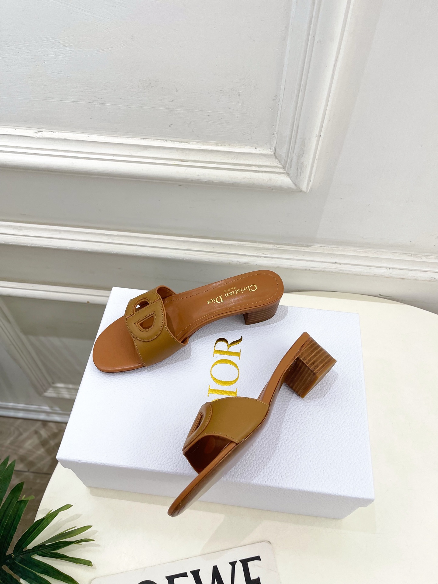 Dior | 迪奥 26𝐬𝐬 🧡💚2026春夏新品 顶级版本⚠️专柜主打新款CD镂空平底 粗跟拖鞋 硬货
