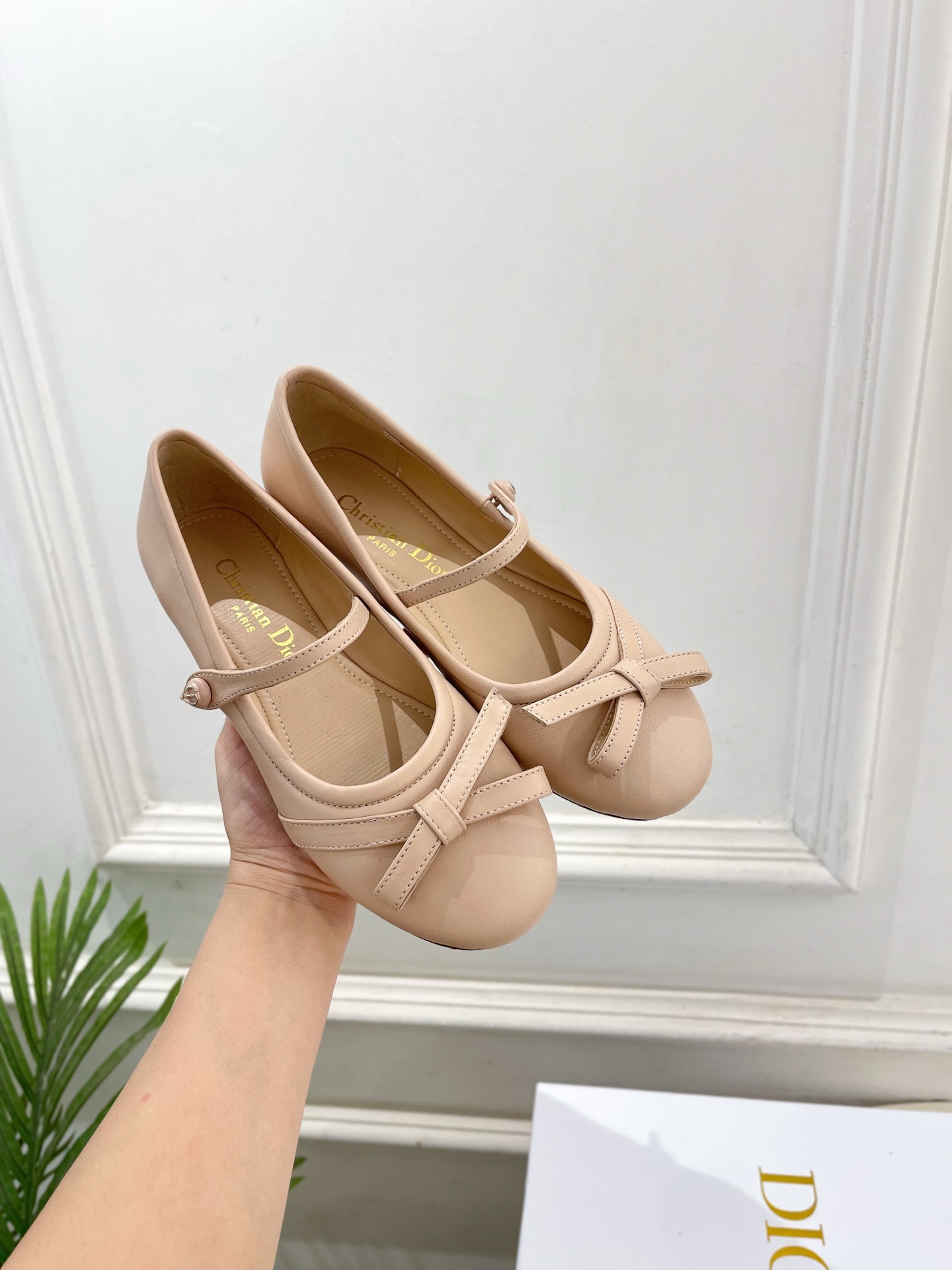 Dior |  迪奥  26𝐬𝐬 🧡💚2026春夏新品 顶级版本⚠️专柜主打新款 CD蝴蝶结玛丽珍芭蕾鞋