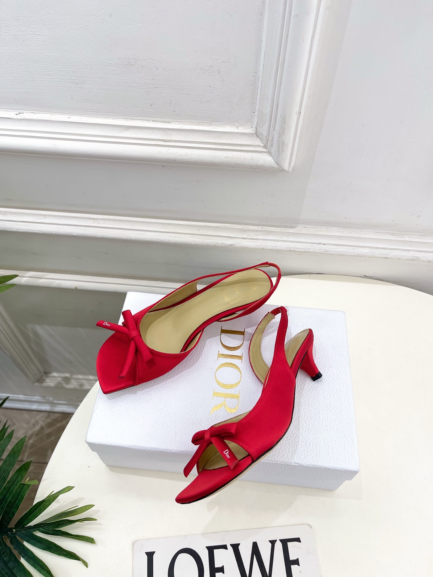 Dior |  迪奥  26𝐬𝐬 🧡💚2026春夏新品 顶级版本⚠️专柜主打新款 CD蝴蝶结鱼嘴中跟凉鞋