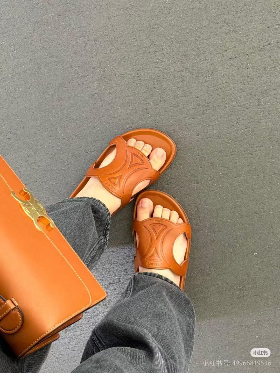 NO:782945,On-foot matching demonstration, slippers, slippers19860909上脚搭配示范,拖鞋,slippers,Women's Shoes