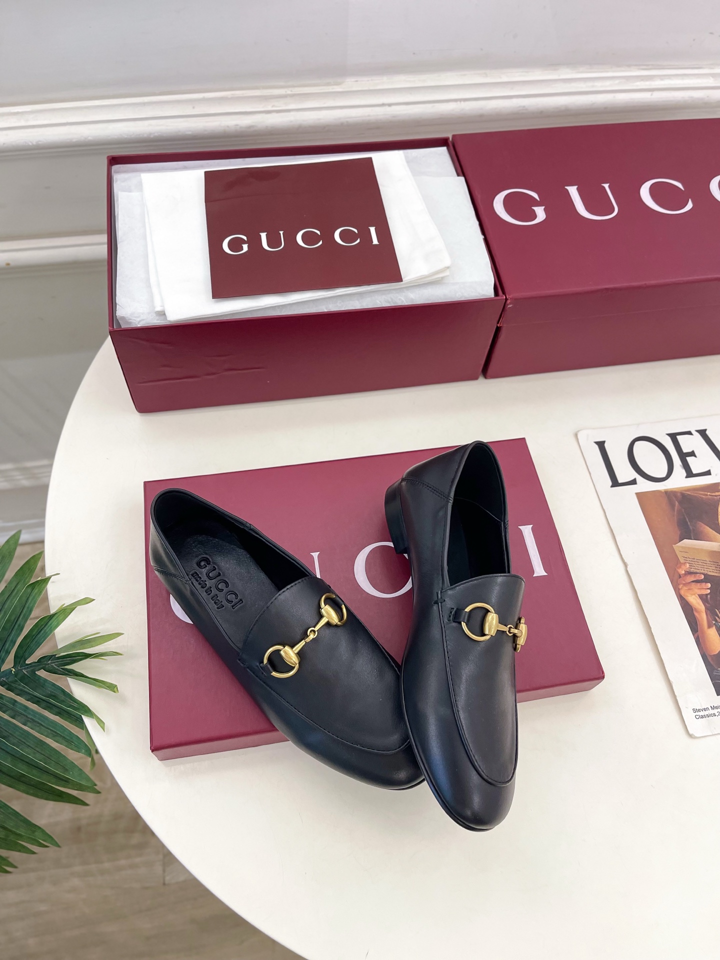 Gucci Style Leather Women's Shoes Lookbook Reference image 2