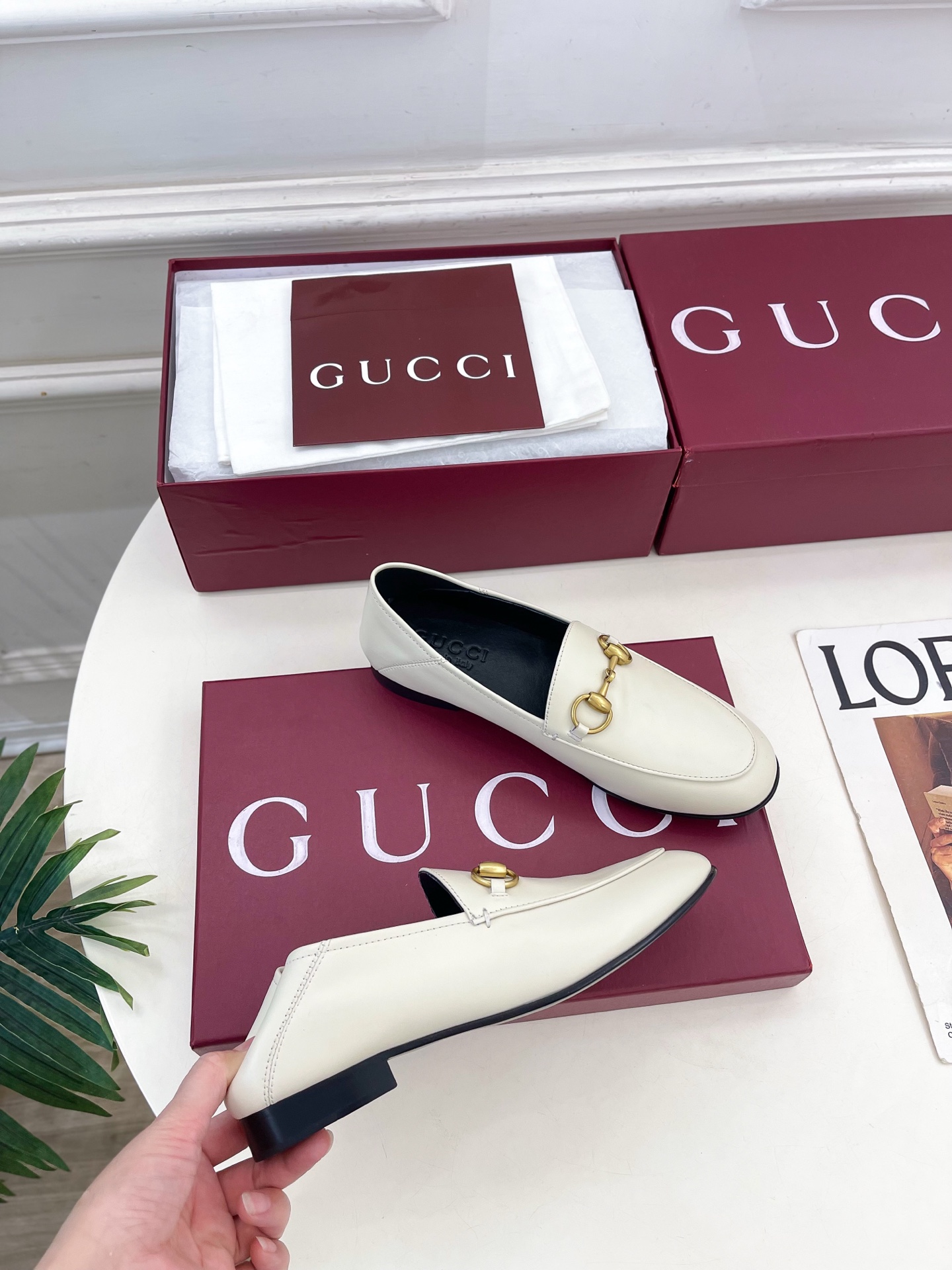 Gucci Style Leather Women's Shoes Lookbook Reference image 2