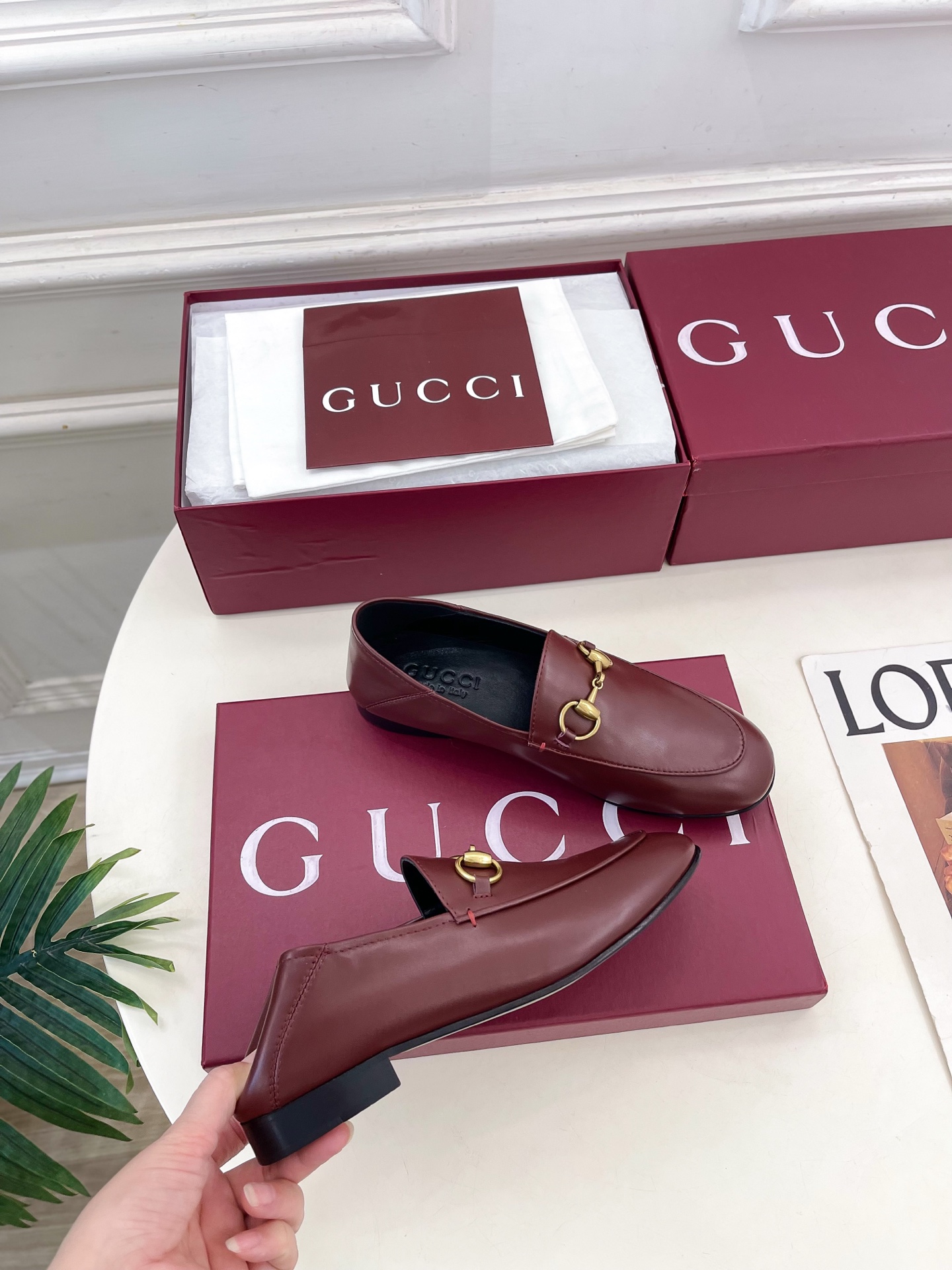 Gucci Style Leather Women's Shoes Lookbook Reference image 2