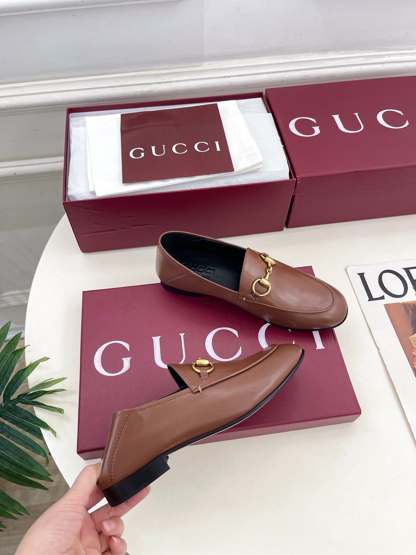 Gucci Style Leather Women's Shoes Lookbook Reference image 2