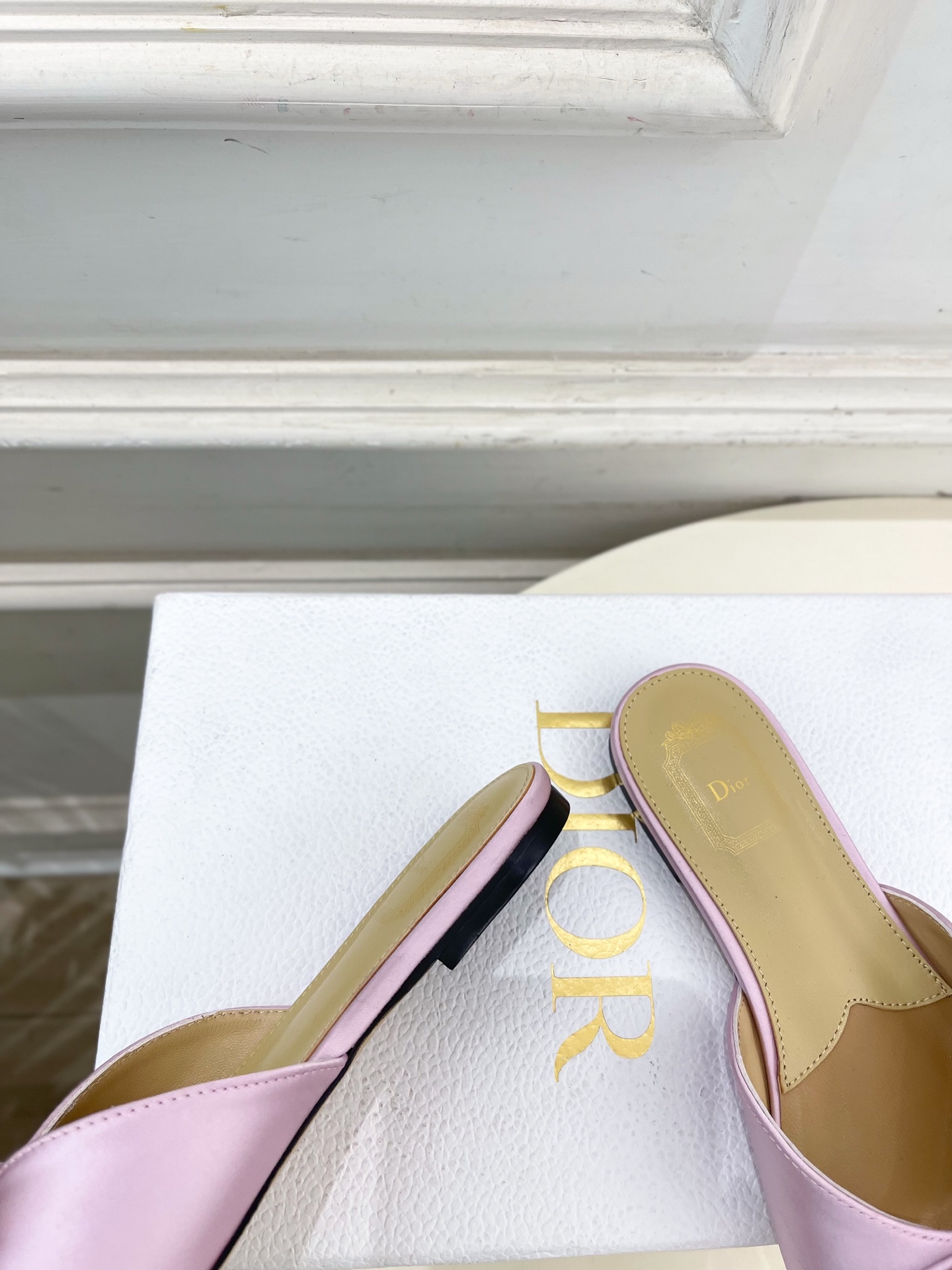Dior |  迪奥  26𝐬𝐬 🧡💚2026春夏新品 顶级版本⚠️专柜主打新款 CD蝴蝶结鱼嘴平底拖鞋