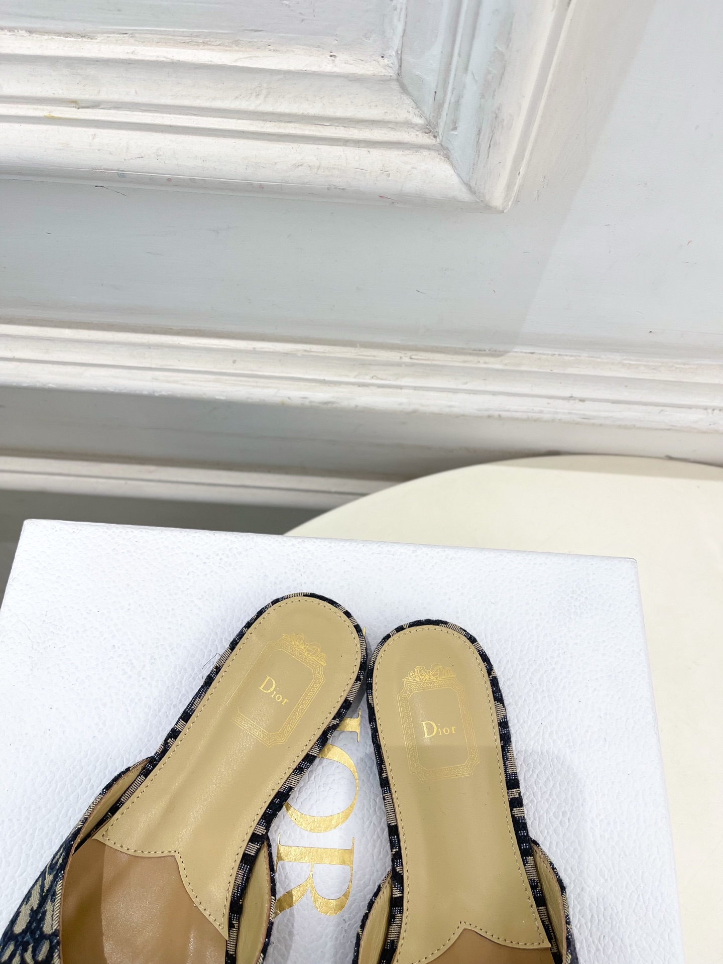 Dior |  迪奥  26𝐬𝐬 🧡💚2026春夏新品 顶级版本⚠️专柜主打新款 CD蝴蝶结鱼嘴平底拖鞋