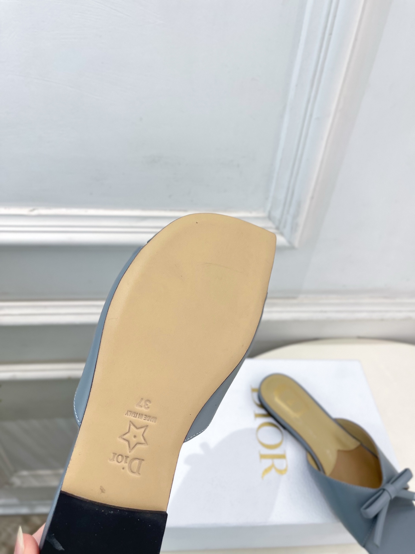 Dior |  迪奥  26𝐬𝐬 🧡💚2026春夏新品 顶级版本⚠️专柜主打新款 CD蝴蝶结鱼嘴平底拖鞋