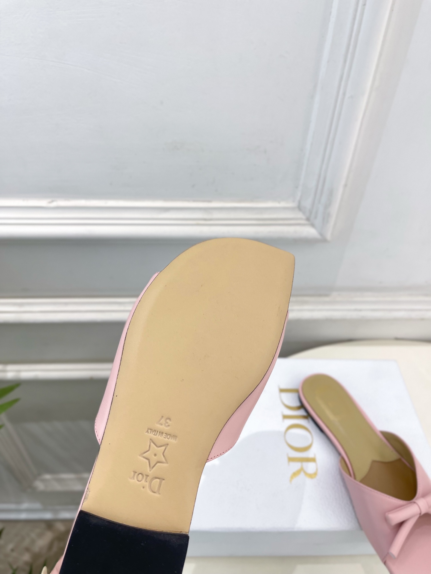 Dior |  迪奥  26𝐬𝐬 🧡💚2026春夏新品 顶级版本⚠️专柜主打新款 CD蝴蝶结鱼嘴平底拖鞋