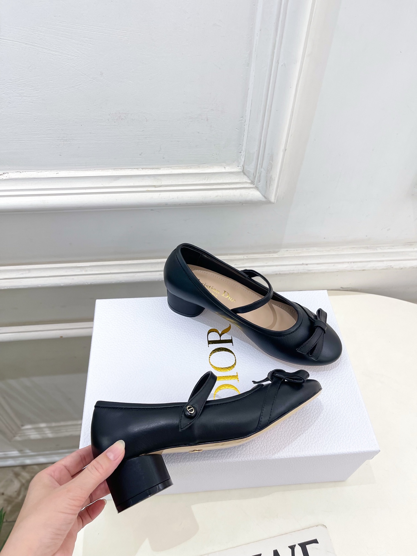 Dior |  迪奥  26𝐬𝐬 🧡💚2026春夏新品 顶级版本⚠️专柜主打新款 CD蝴蝶结粗跟玛丽珍芭