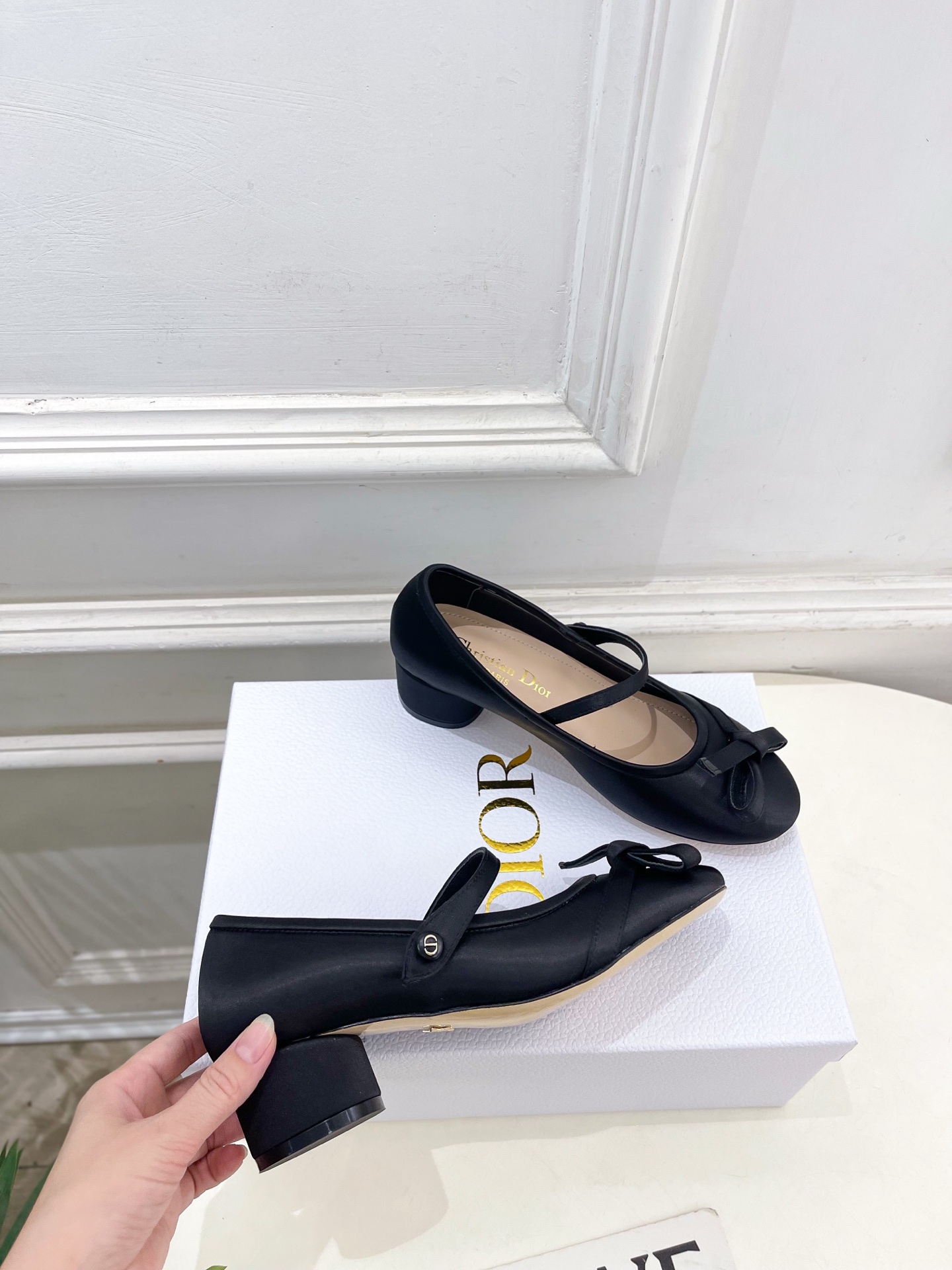 Dior |  迪奥  26𝐬𝐬 🧡💚2026春夏新品 顶级版本⚠️专柜主打新款 CD蝴蝶结粗跟玛丽珍芭