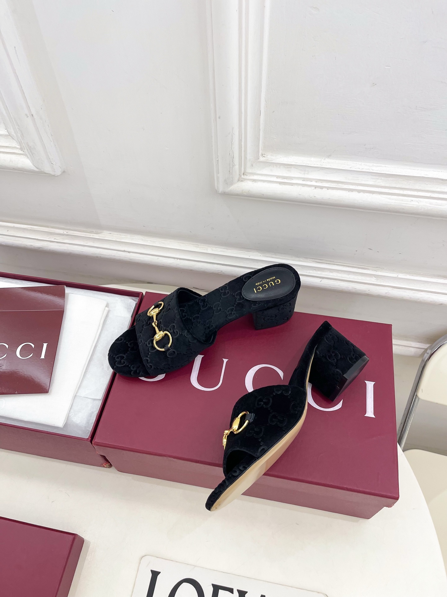 Gucci Style Leather Women's Shoes style reference detail image 5 from source 784536