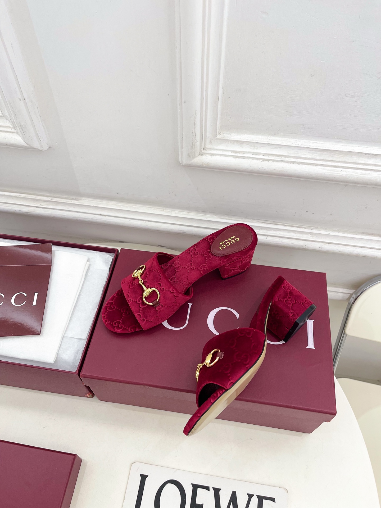 Gucci Style Leather Women's Shoes style reference detail image 5 from source 784537